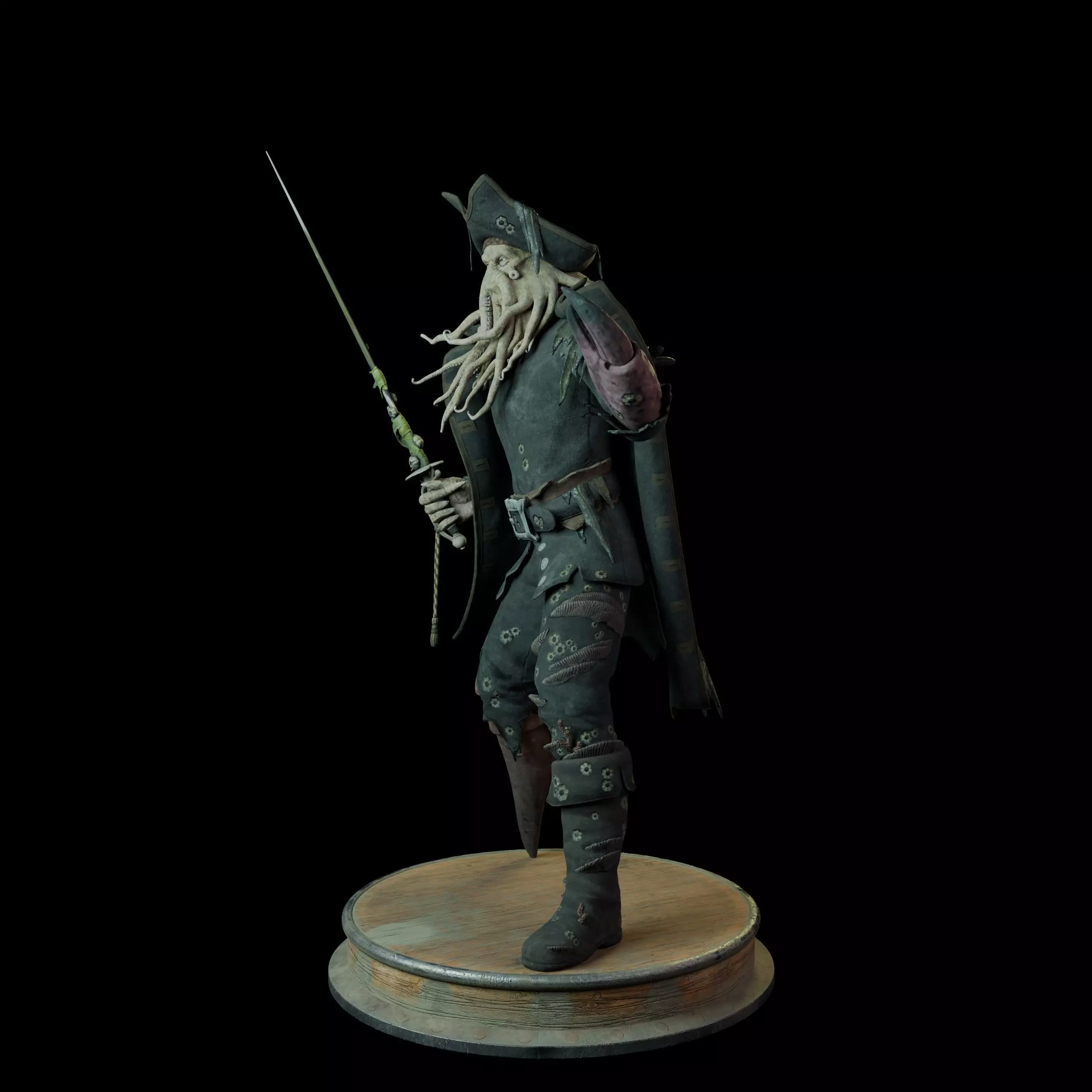 Davy Jones 3D print model_2