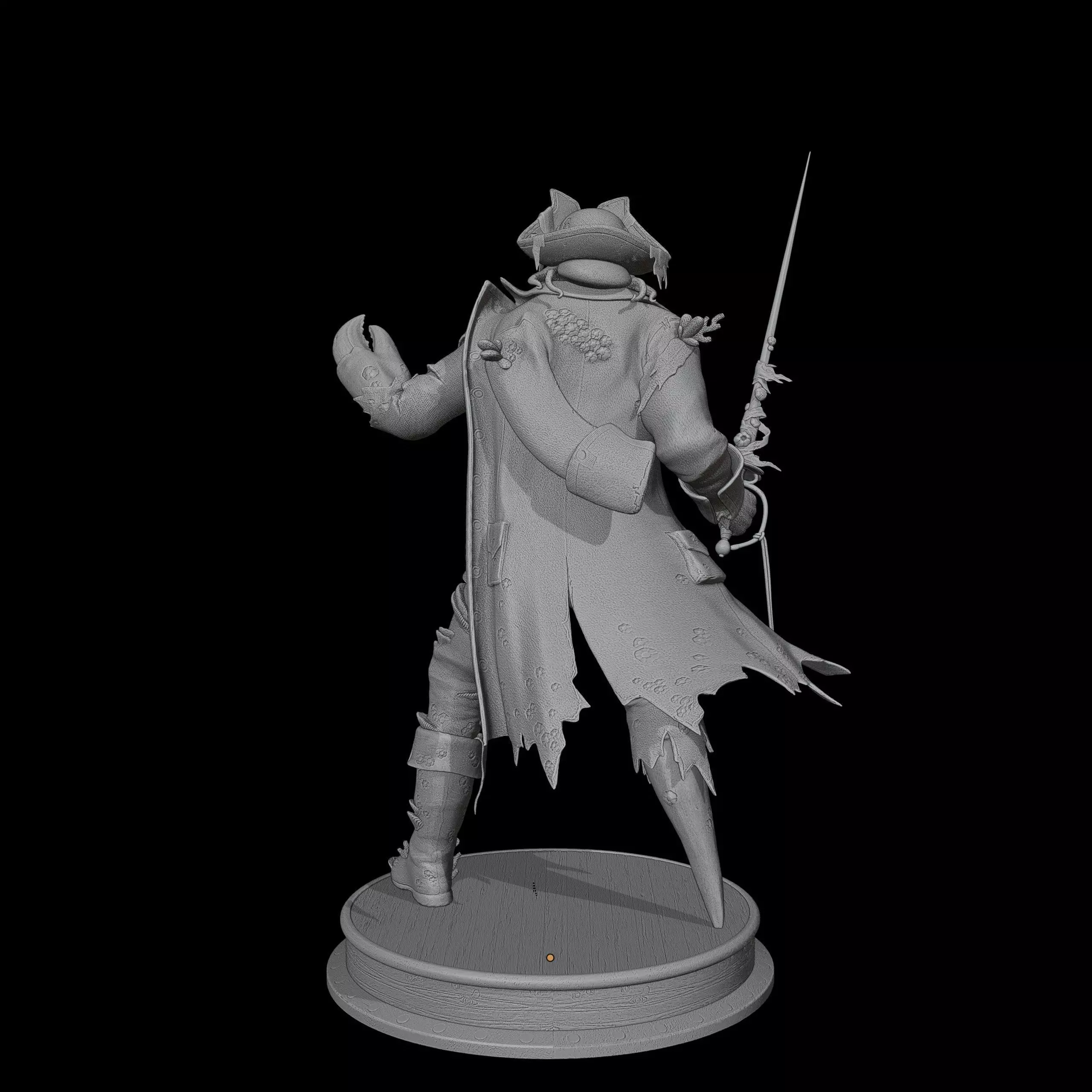 Davy Jones 3D print model_7