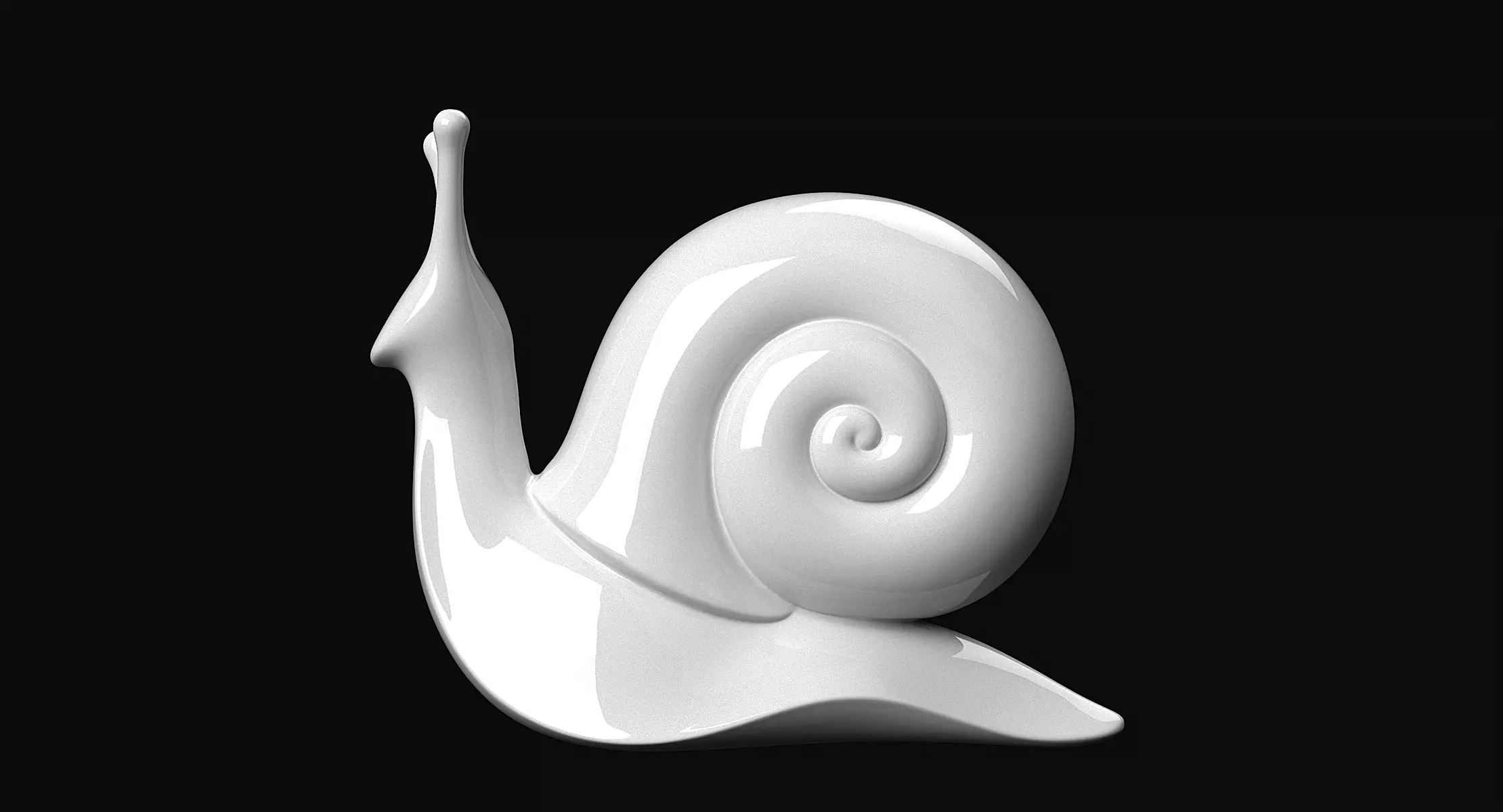 Snail 3D print model_2