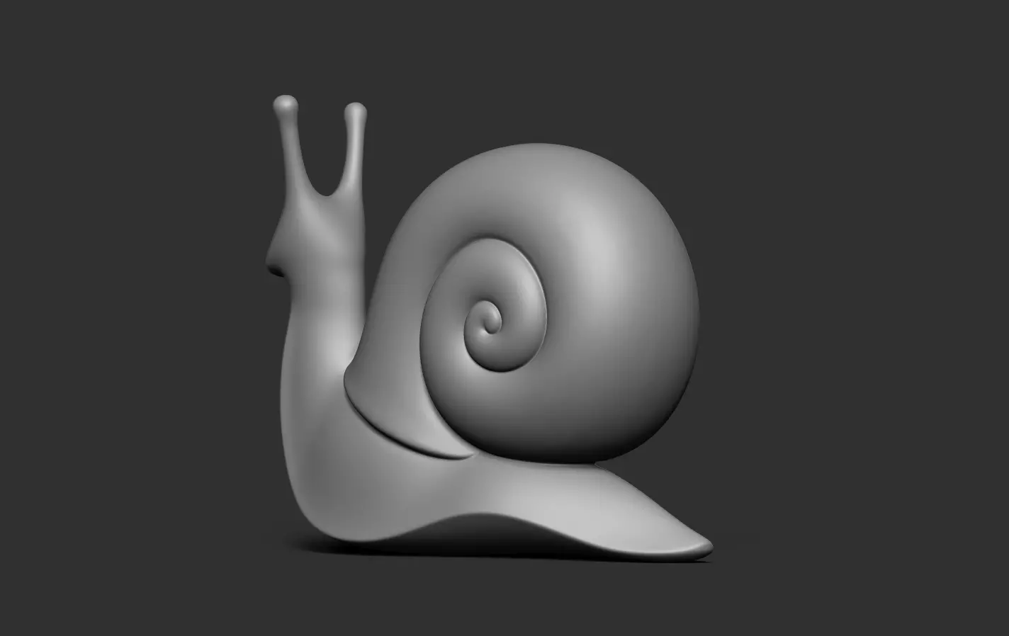 Snail 3D print model_14