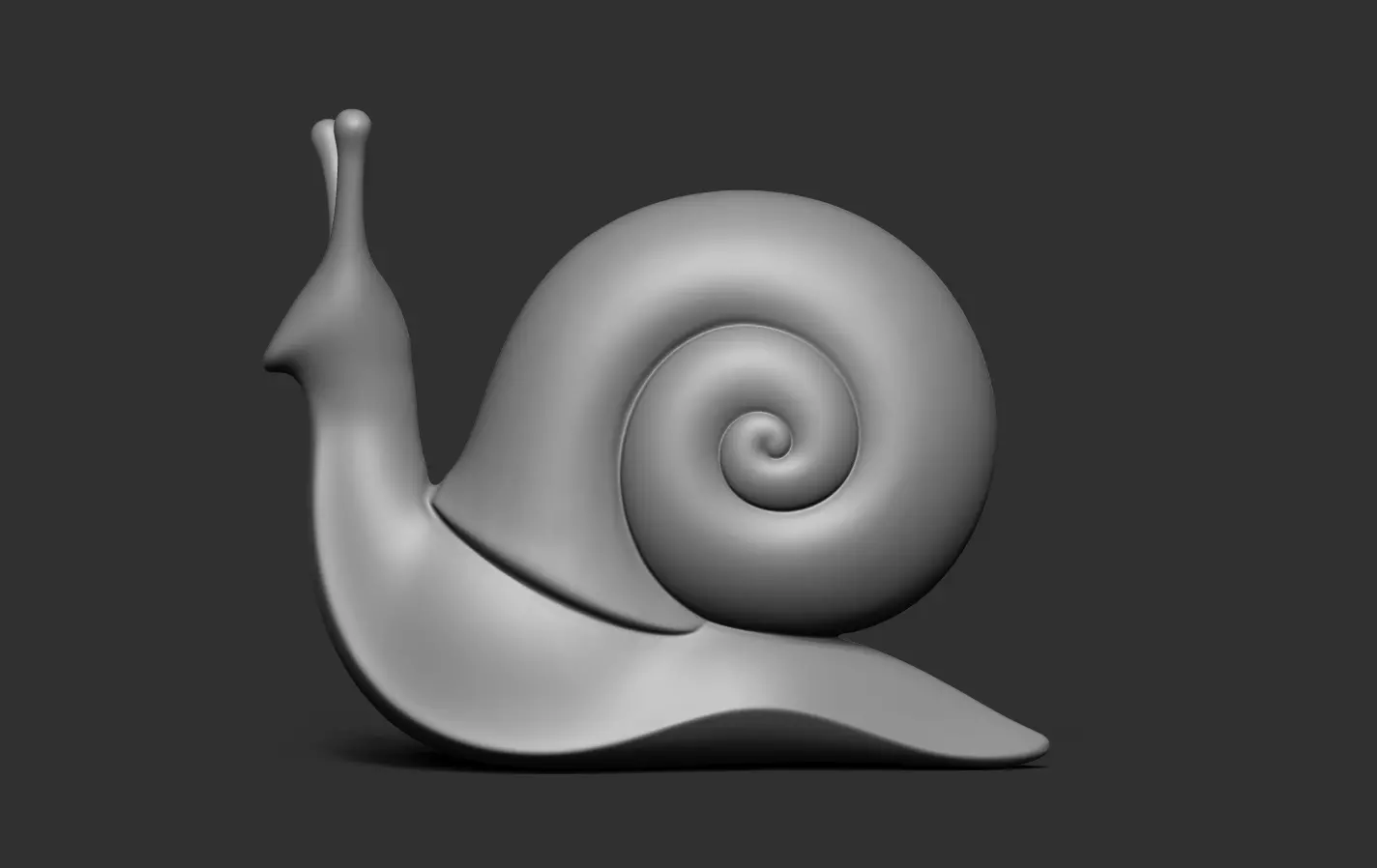 Snail 3D print model_13