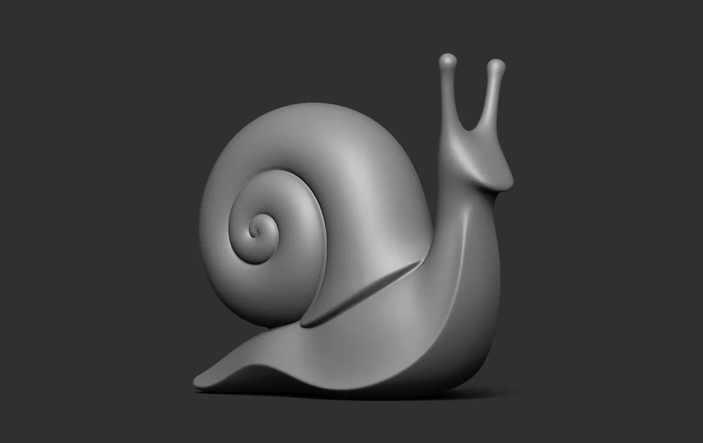 Snail 3D print model_18