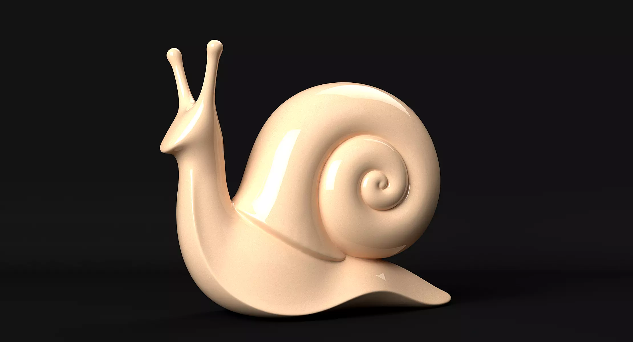 Snail 3D print model_9