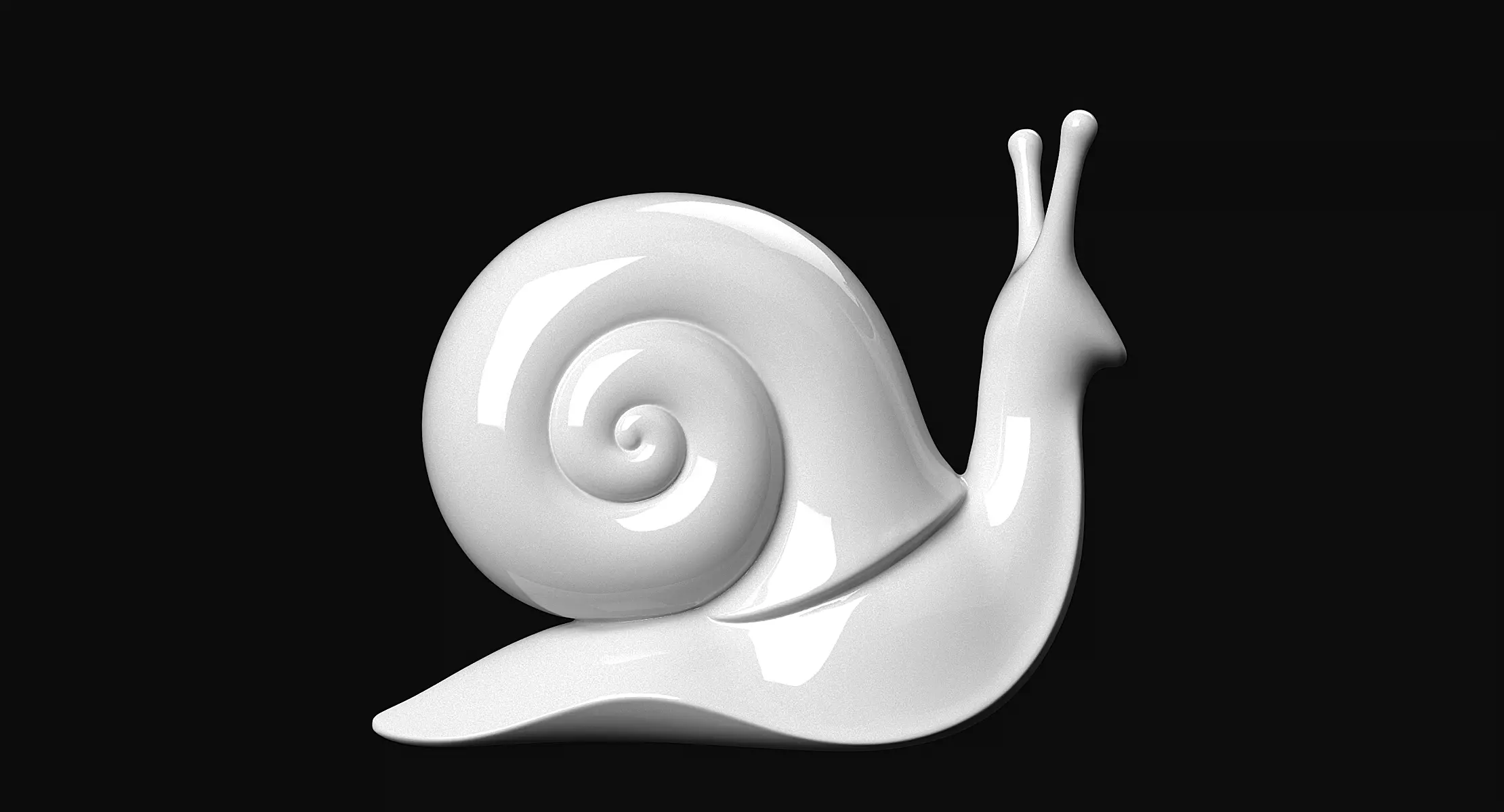Snail 3D print model_6