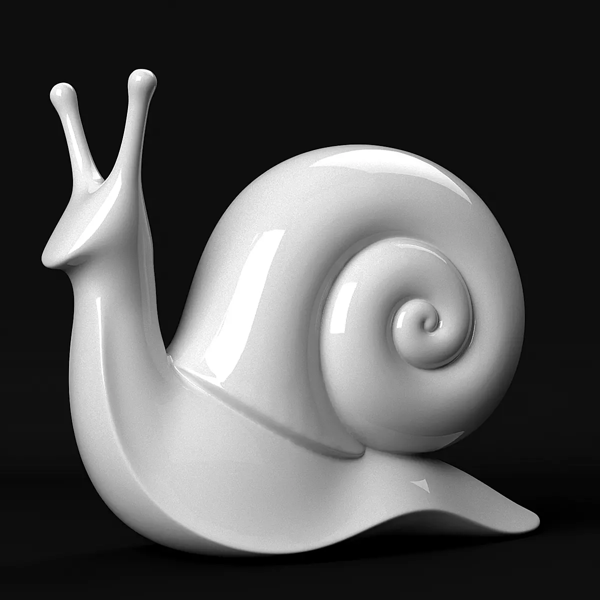 Snail 3D print model_0