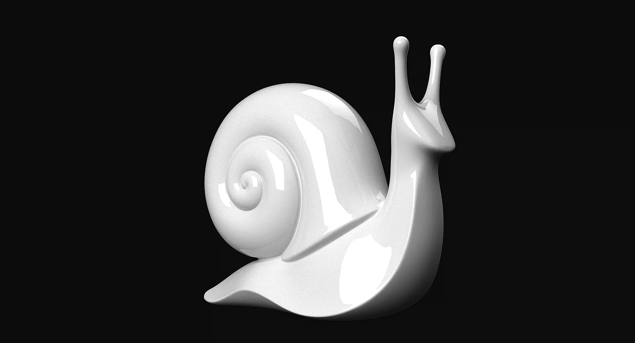 Snail 3D print model_7