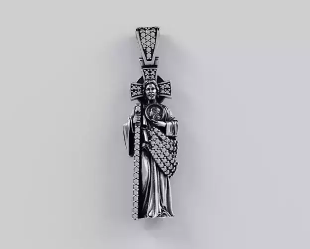 Saint Jude Pendant - Colgante San Judas 3D print model