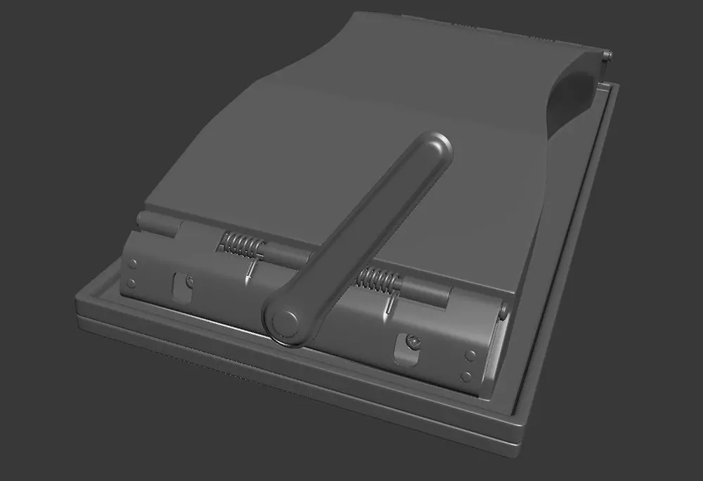 Tool Hand Sander 3D model_11