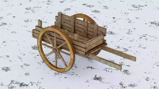 Wooden cart 