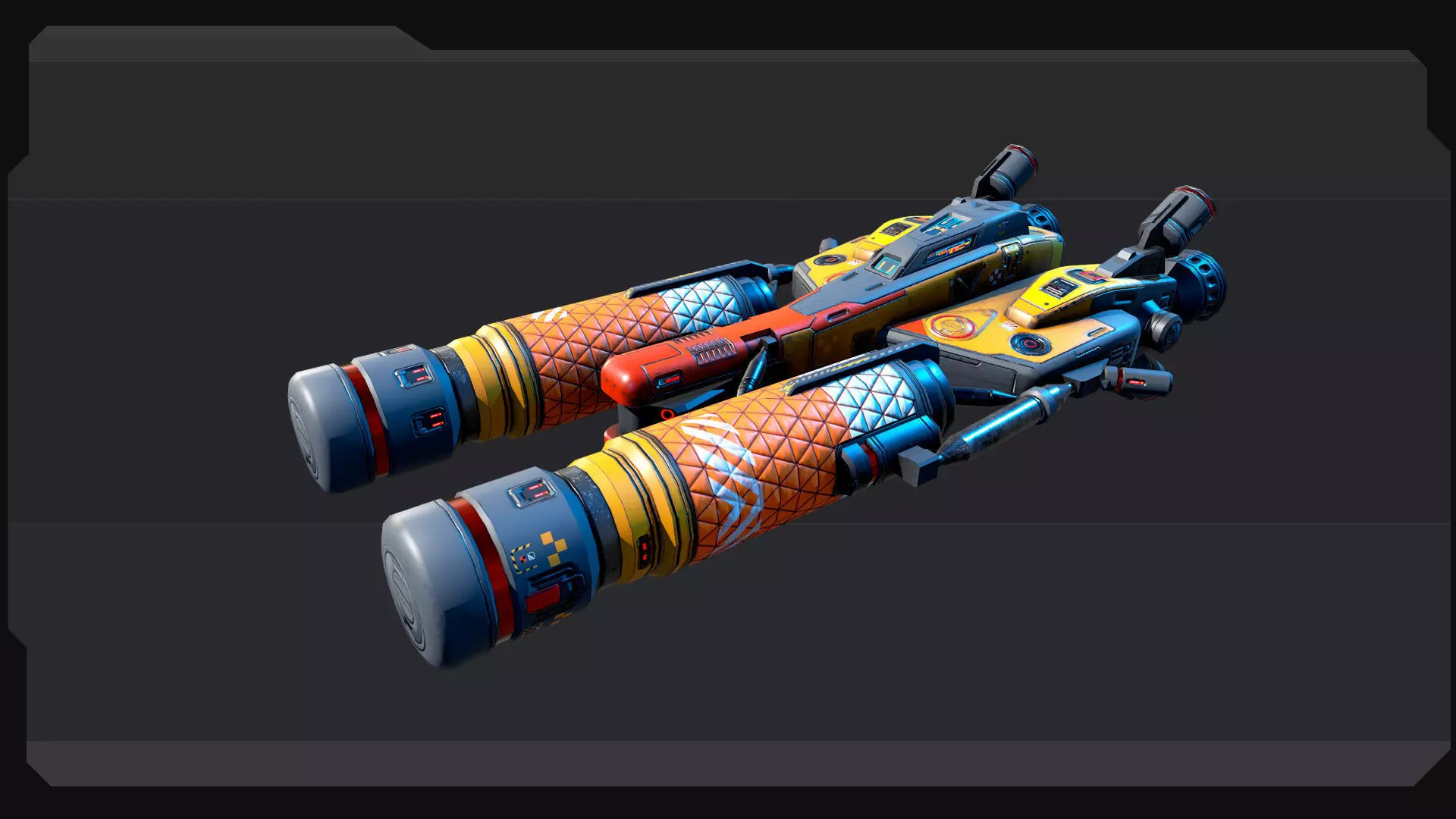 SF Scoup Ship - EX3 Low-poly 3D model_5