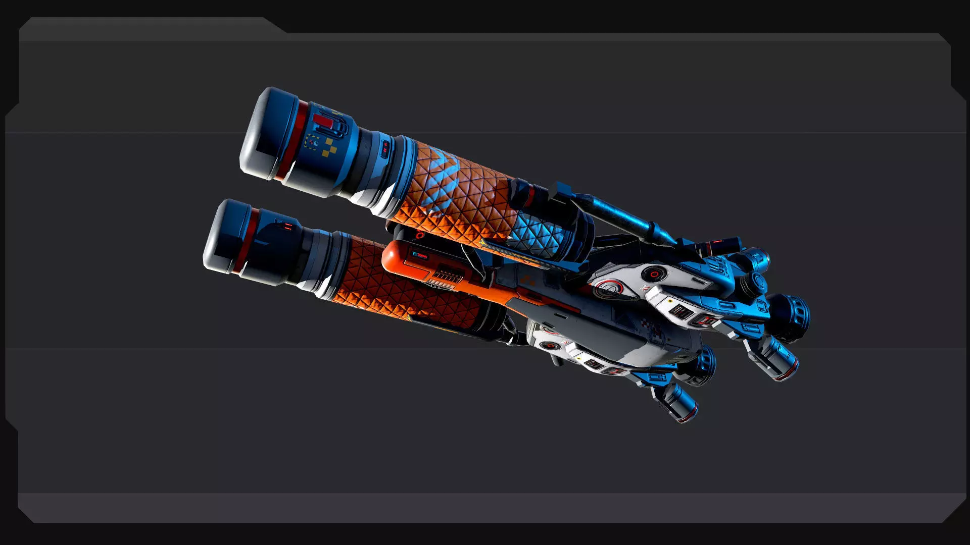 SF Scoup Ship - EX3 Low-poly 3D model_3