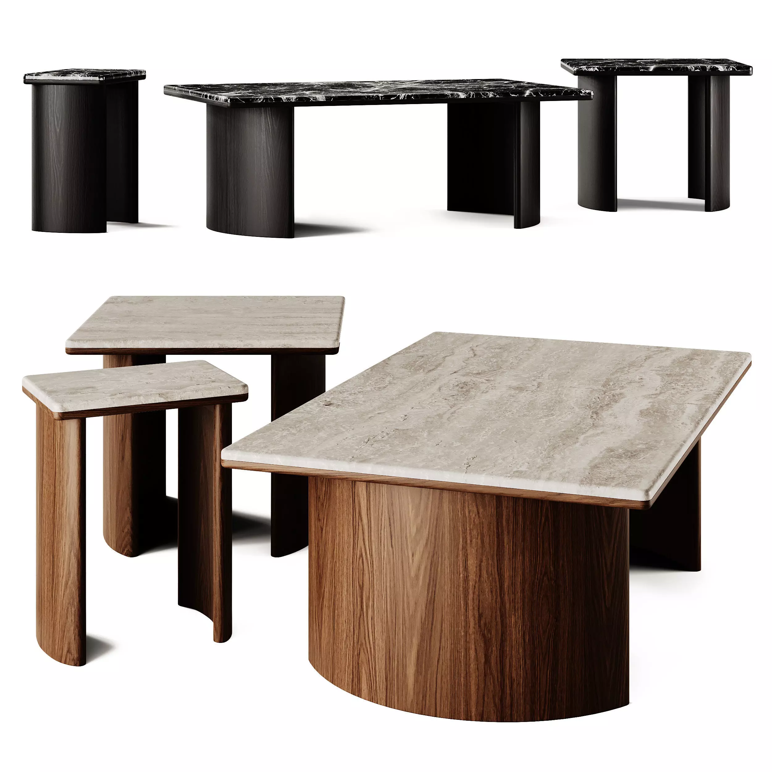 Sklum Casilda Coffee Tables 3D model_4