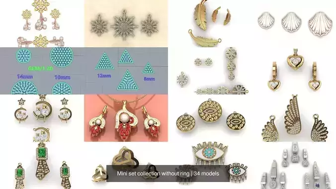 Mini set collection without ring