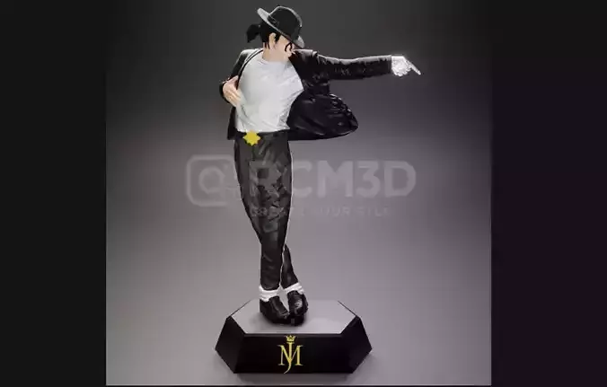 Michael Jackson Billie Jean statue  3D print model