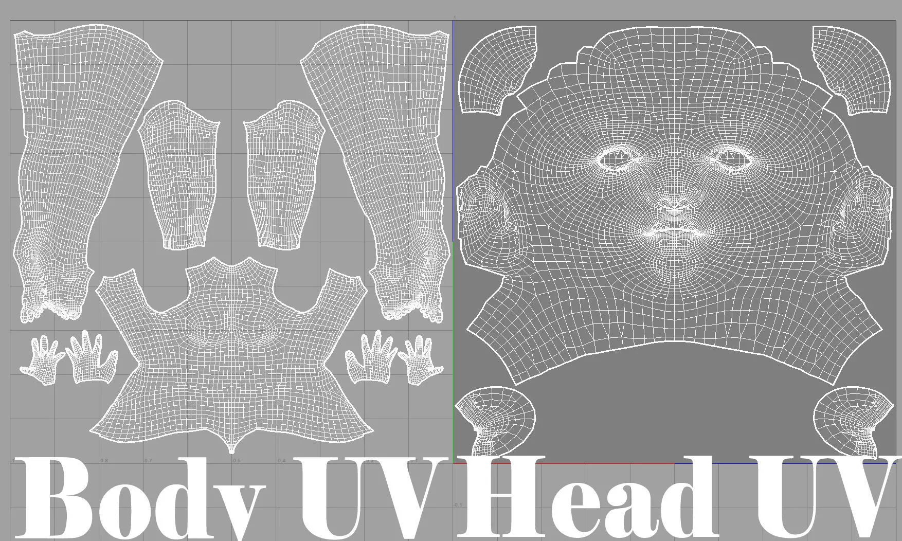 5 Fine-Looking Beautiful Female basemesh Low-poly 3D model_2