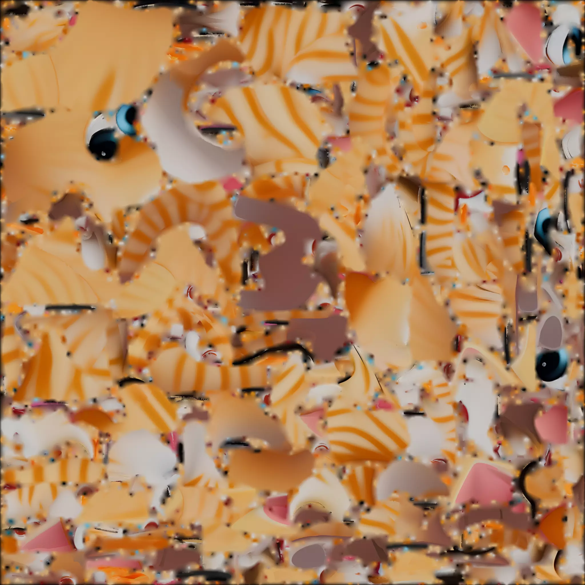 Stylized Ginger Tabby Cat - Cute Character 3D Model Low-poly 3D model_1