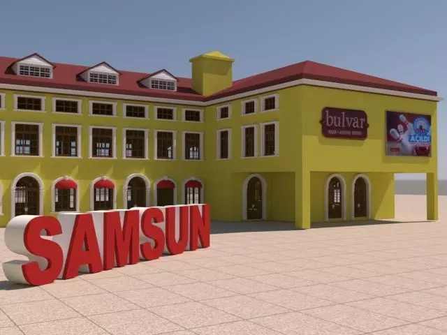 Samsun Bulvar AVM Building 3D model_16