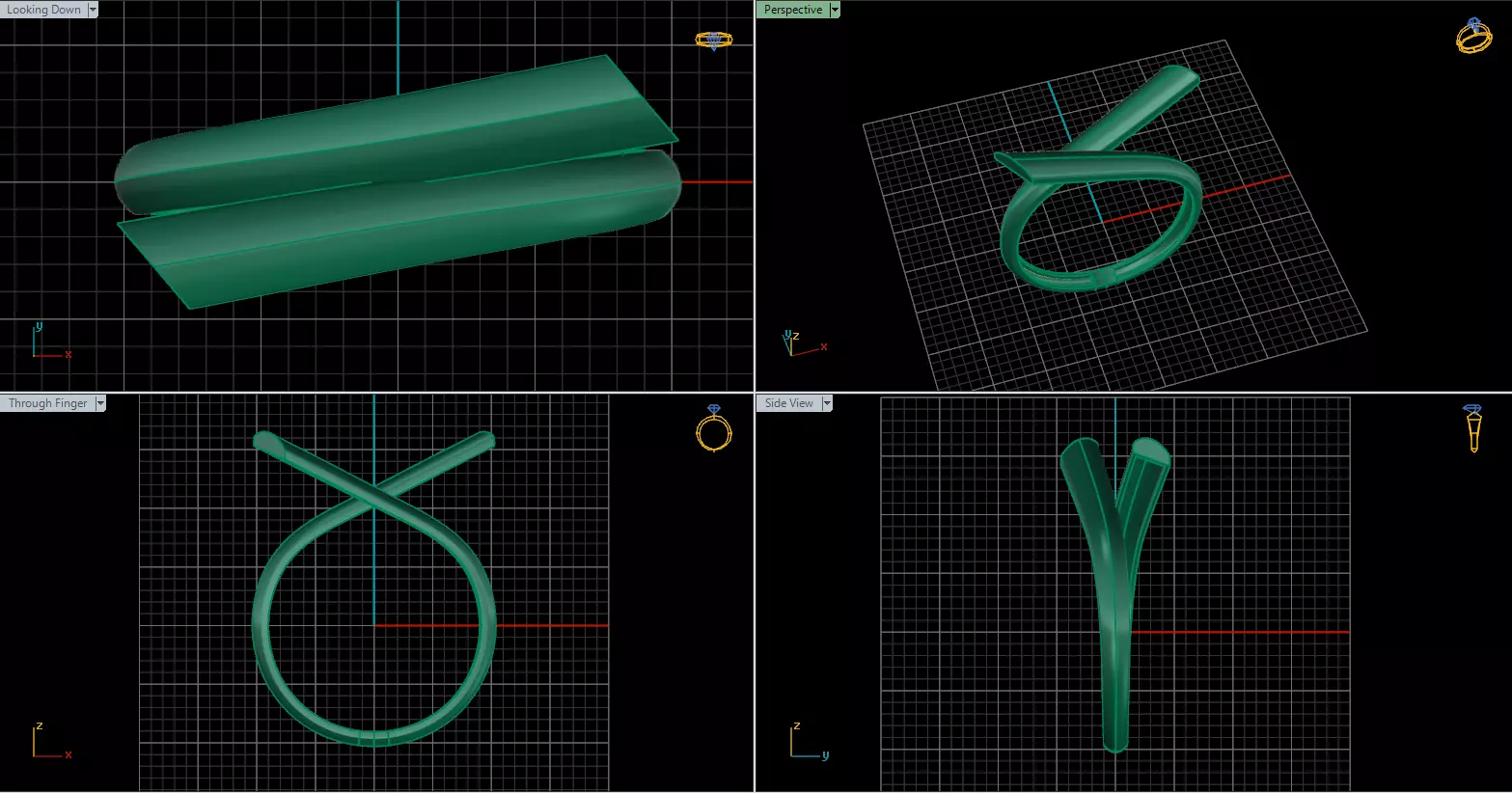 jewelry ring 314 3D print model_1