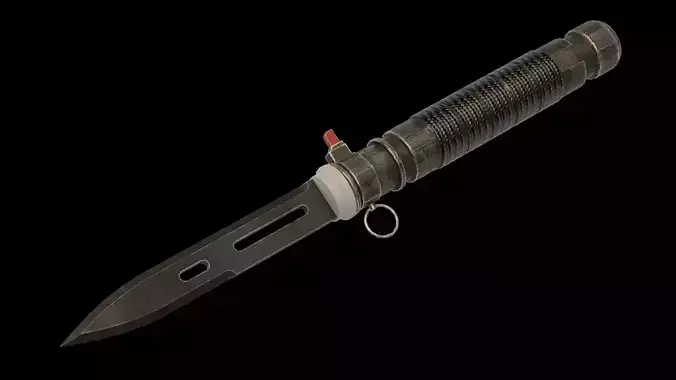 Ballistic Knife Blade -PBR-FBX