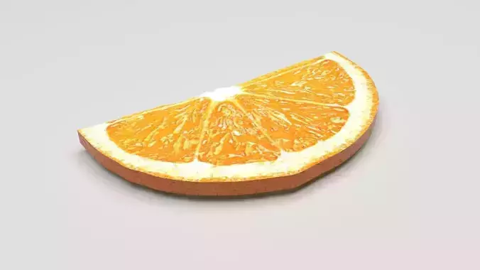 Sliced Orange 3D model
