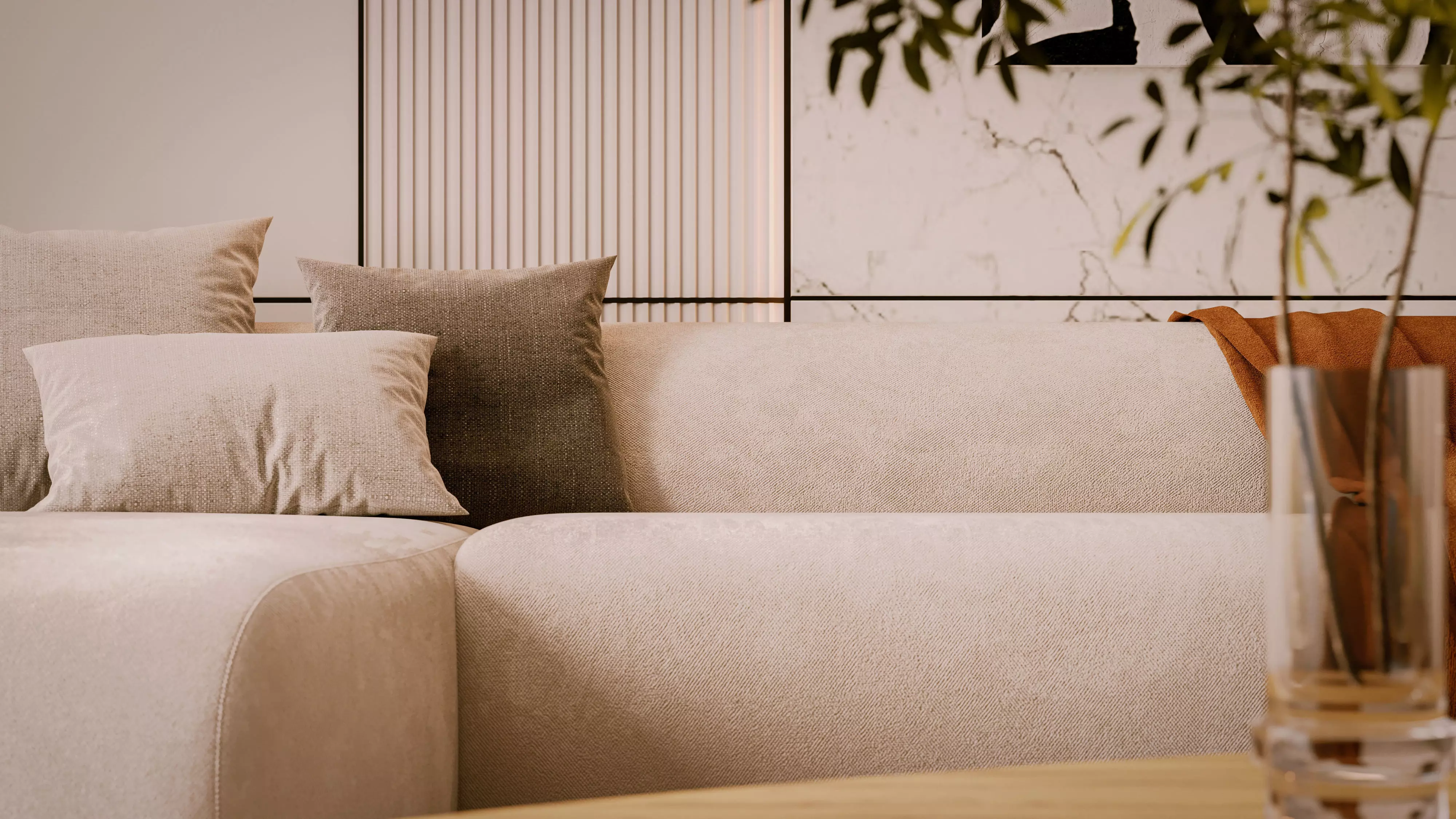 Modern Living Room 3D model_9