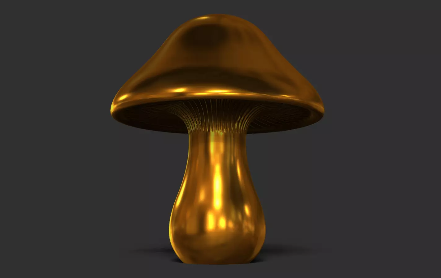 Mushroom 3D print model_12