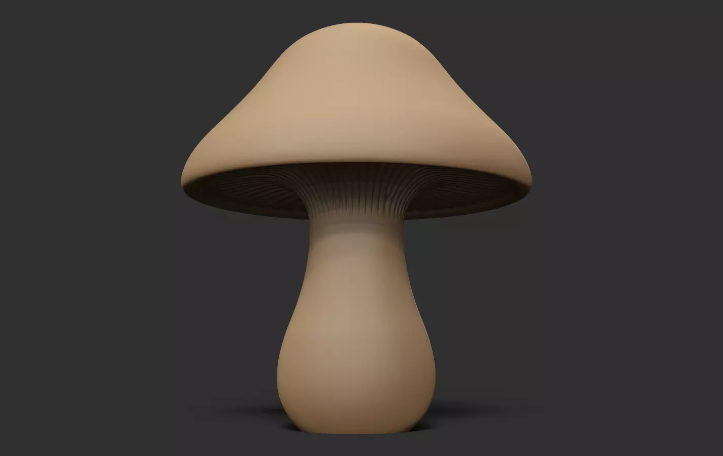 Mushroom 3D print model_11