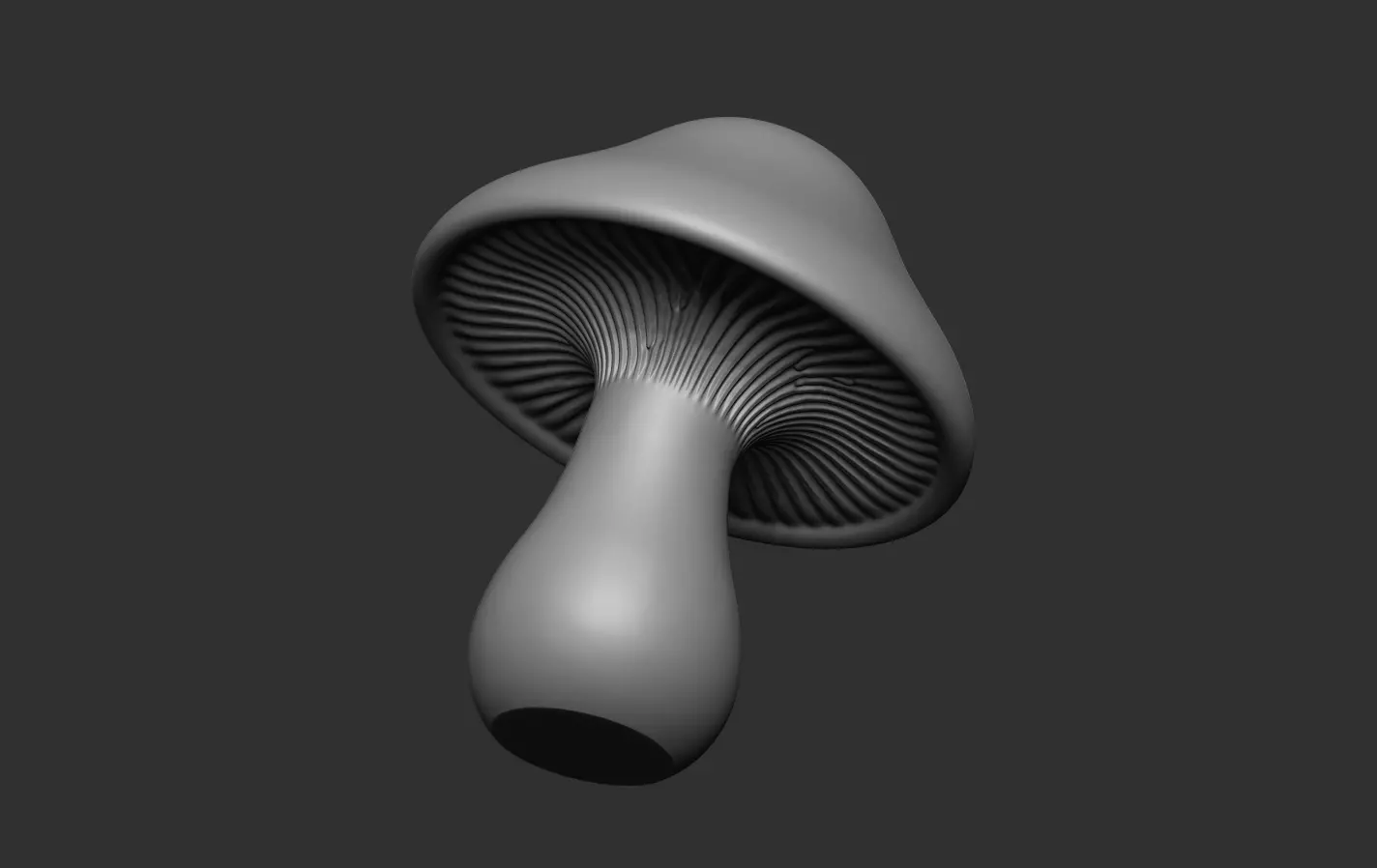 Mushroom 3D print model_8