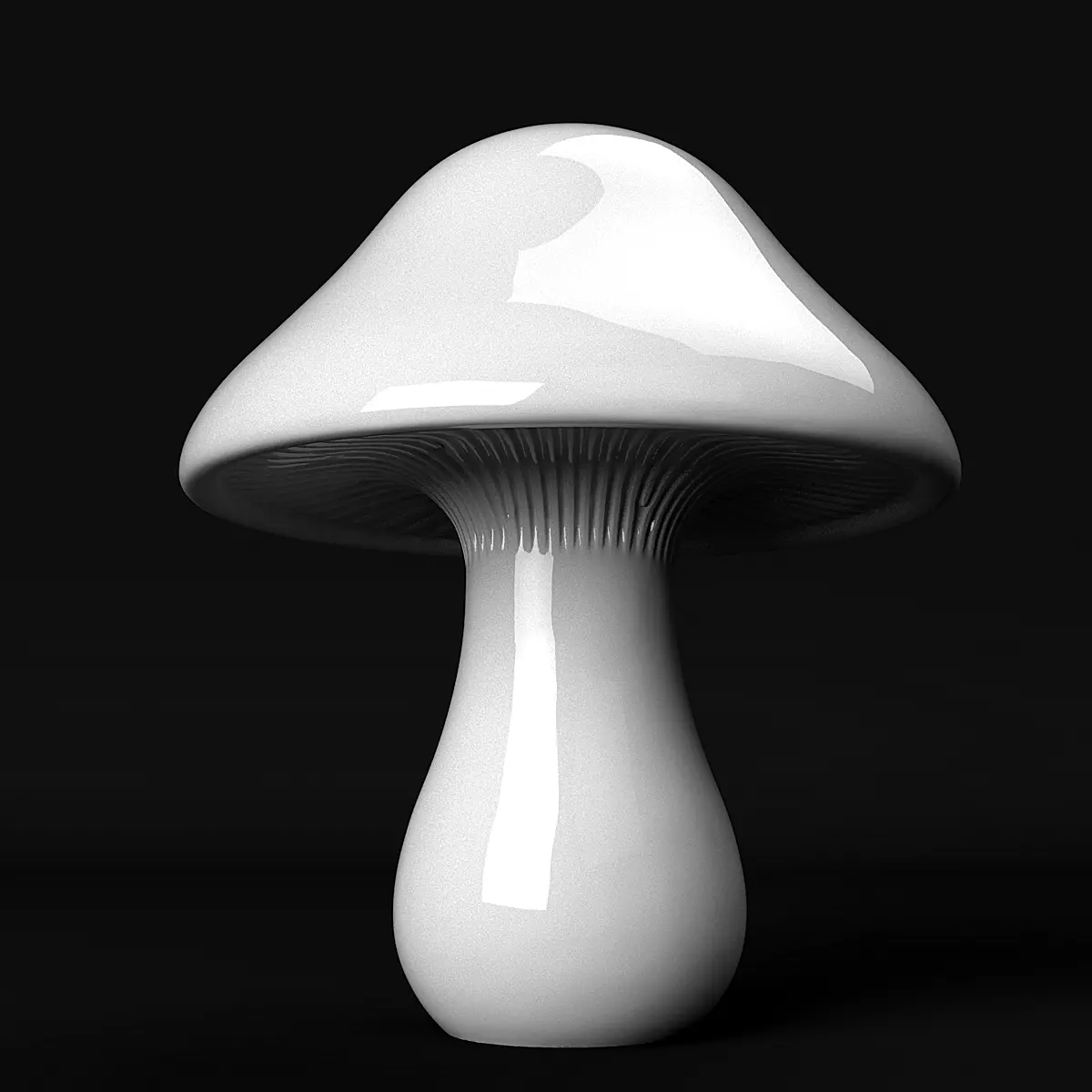 Mushroom 3D print model_0