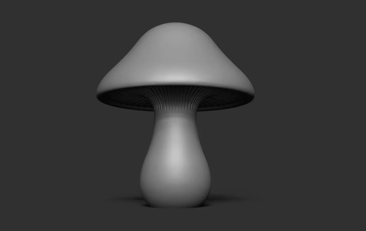 Mushroom 3D print model_6