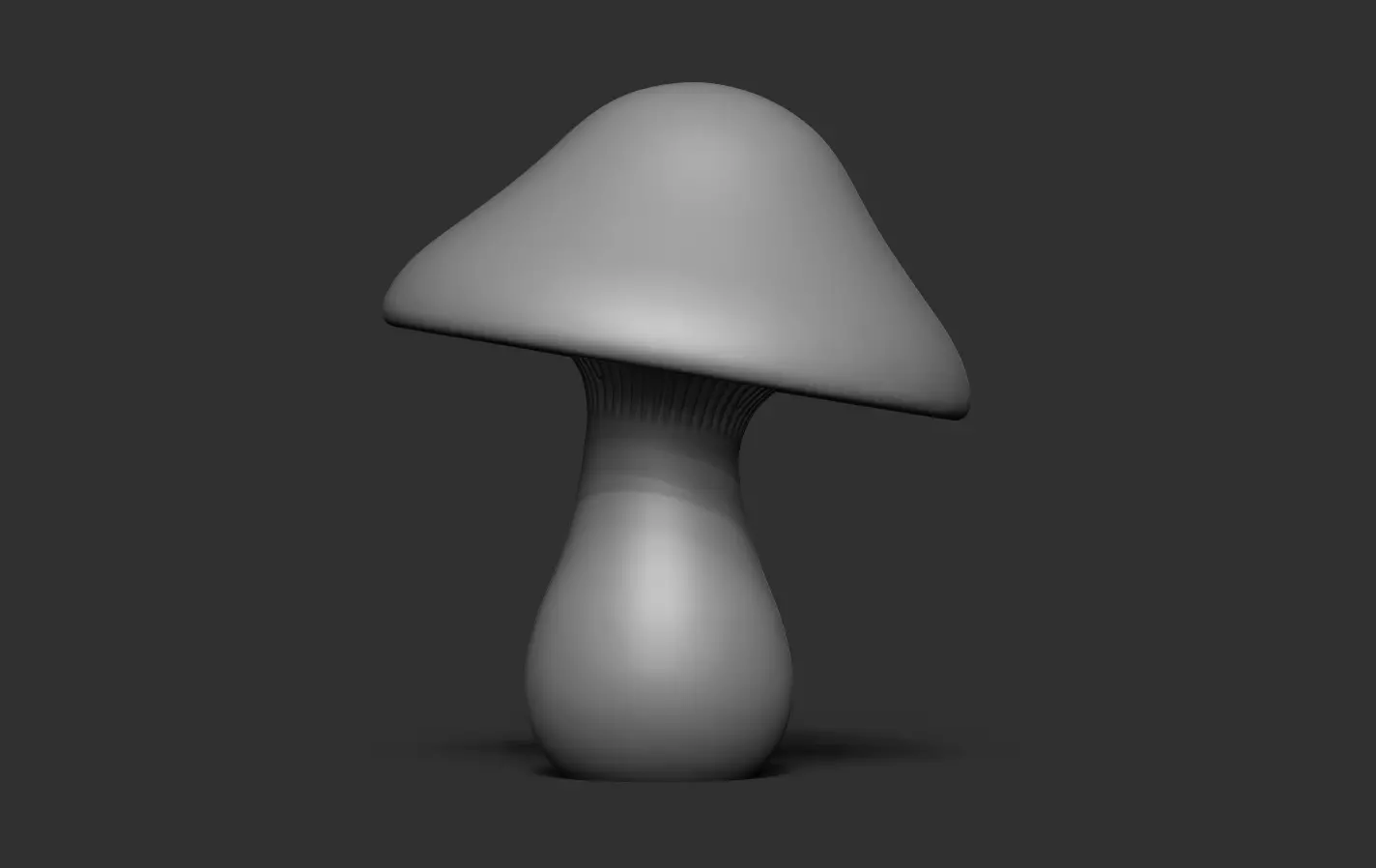 Mushroom 3D print model_7