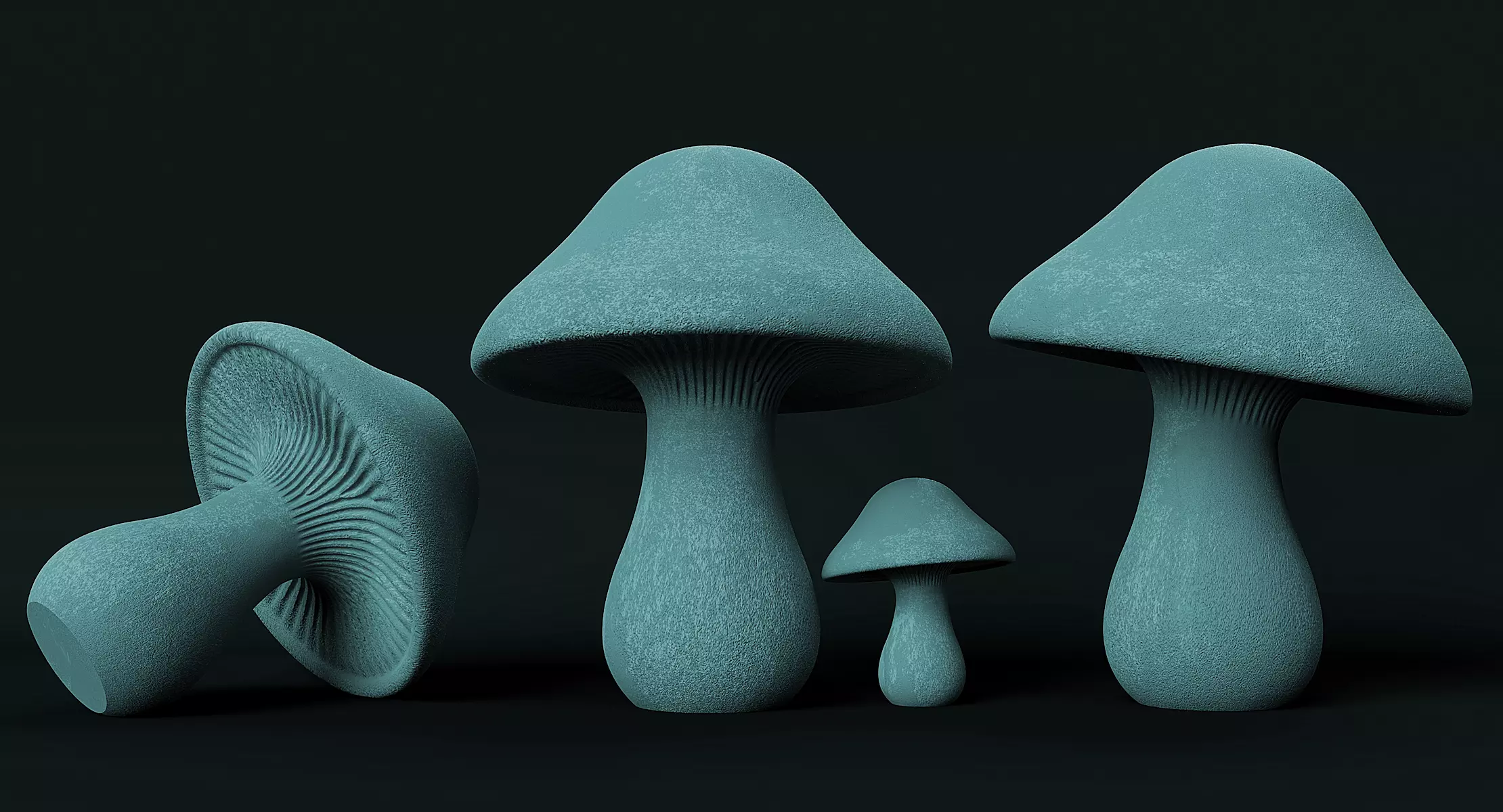 Mushroom 3D print model_15