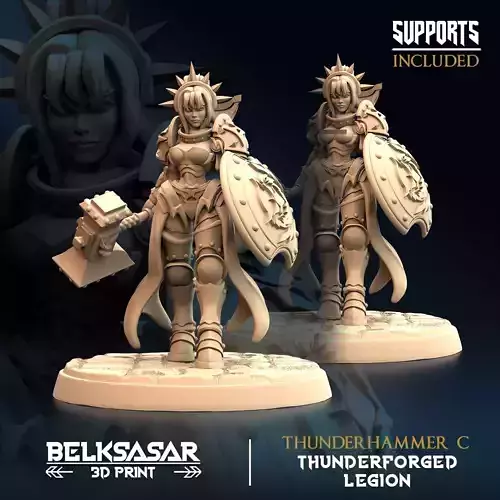 Thunderhammer C Nude and Normal