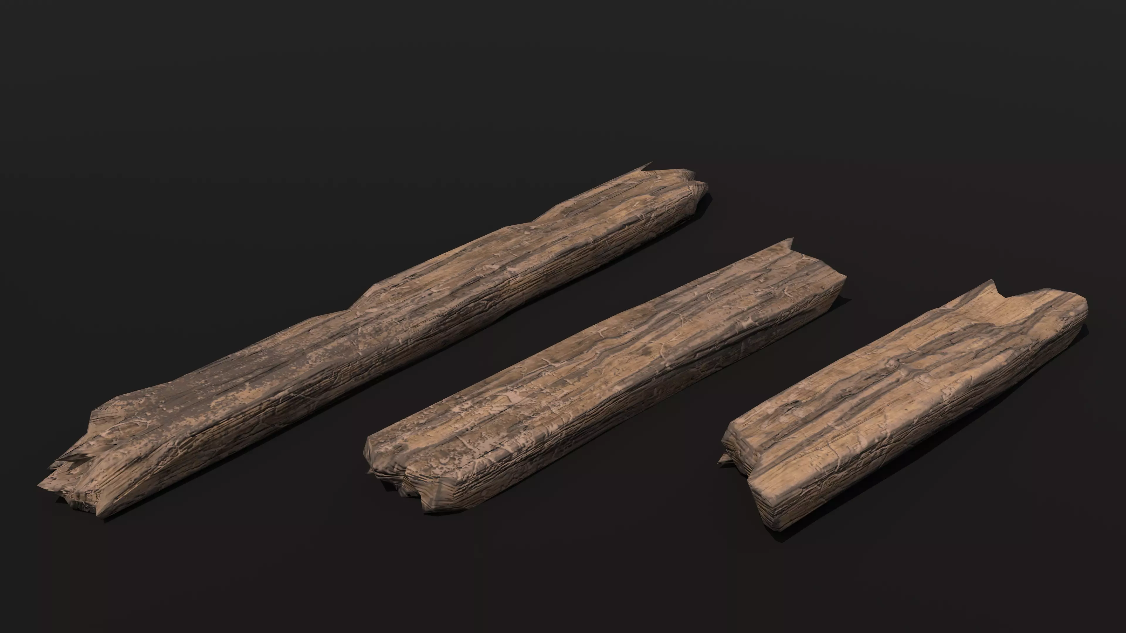 Trash Low-poly 3D model_14