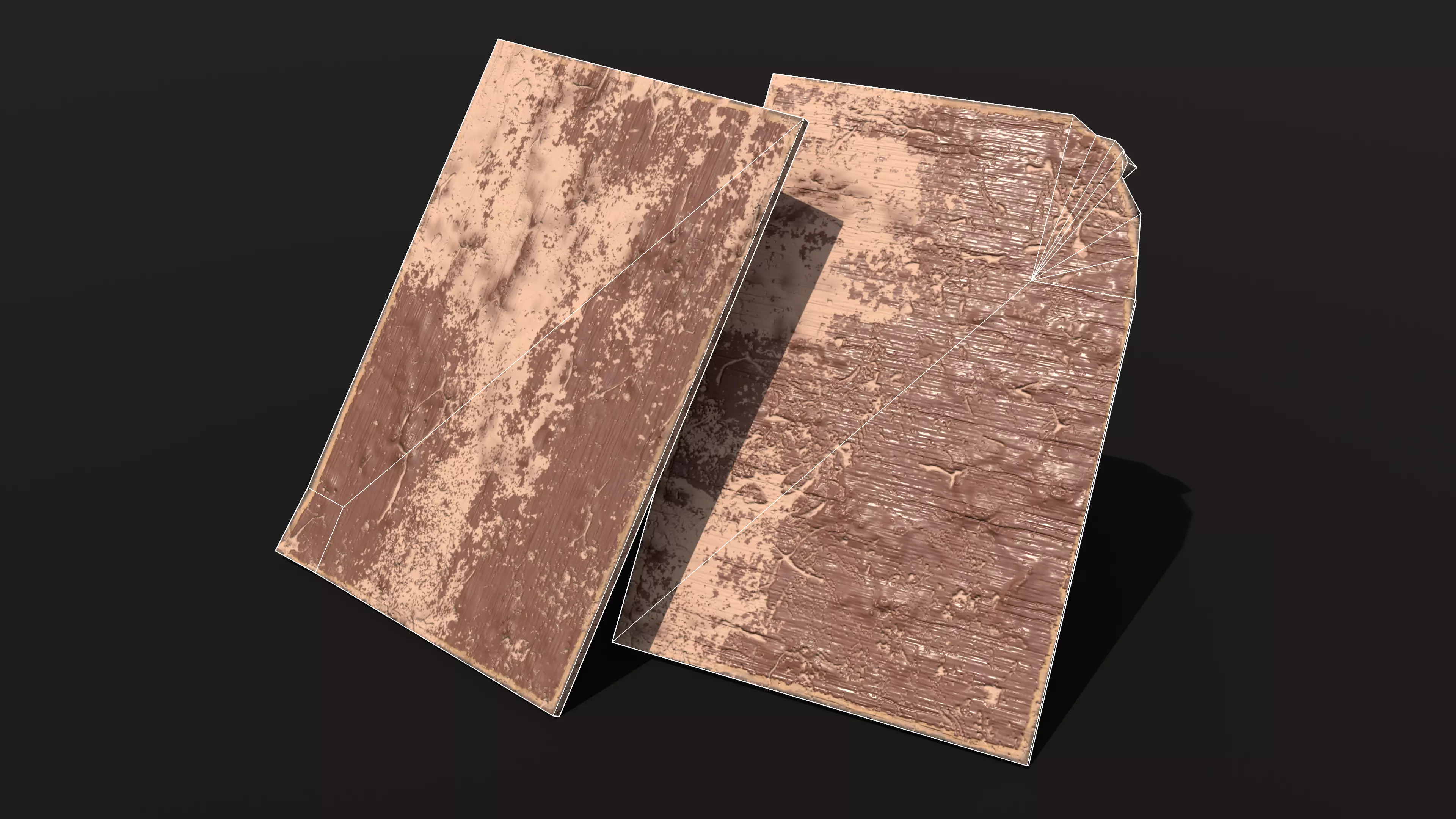 Trash Low-poly 3D model_13