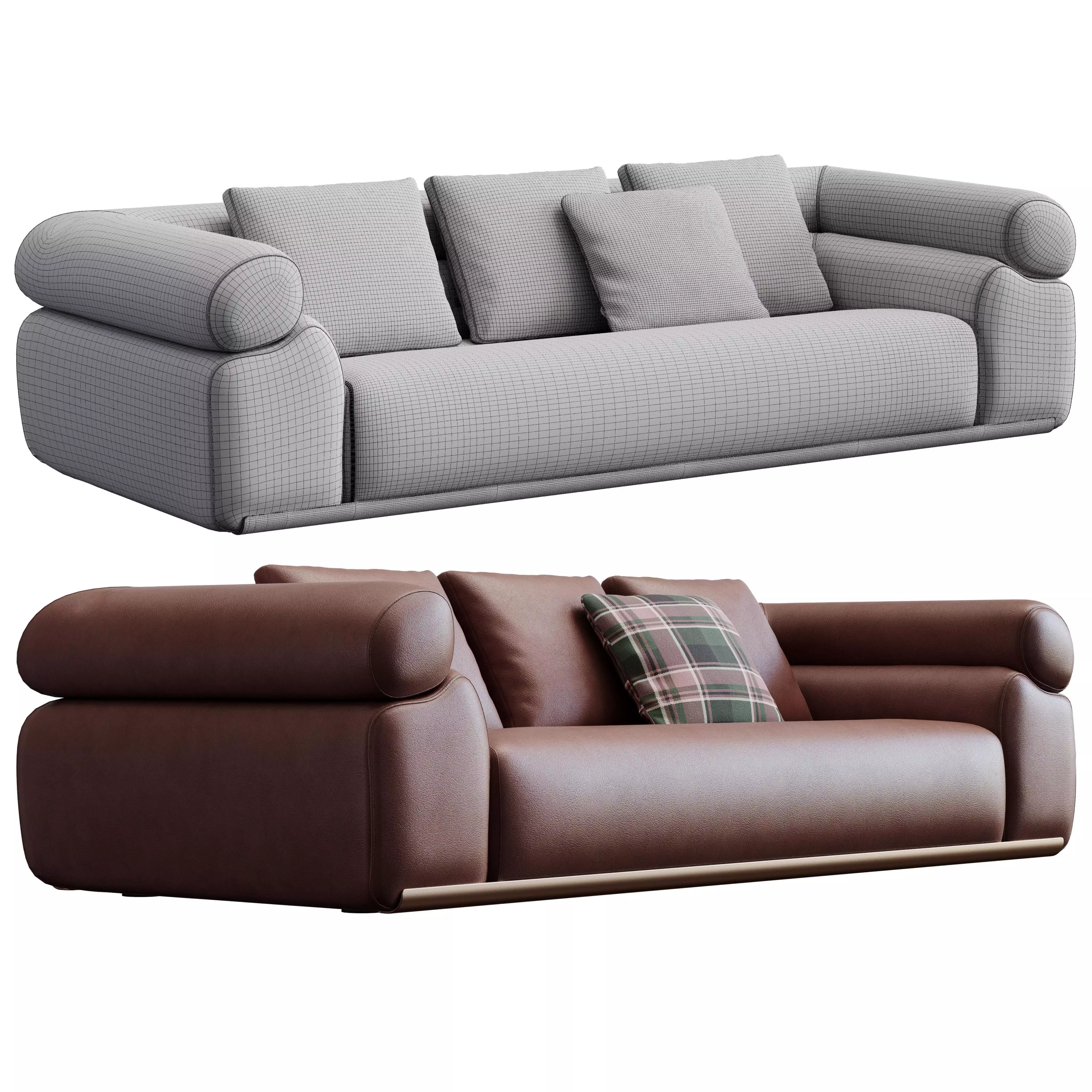  Coupe Sofa  3D model_3