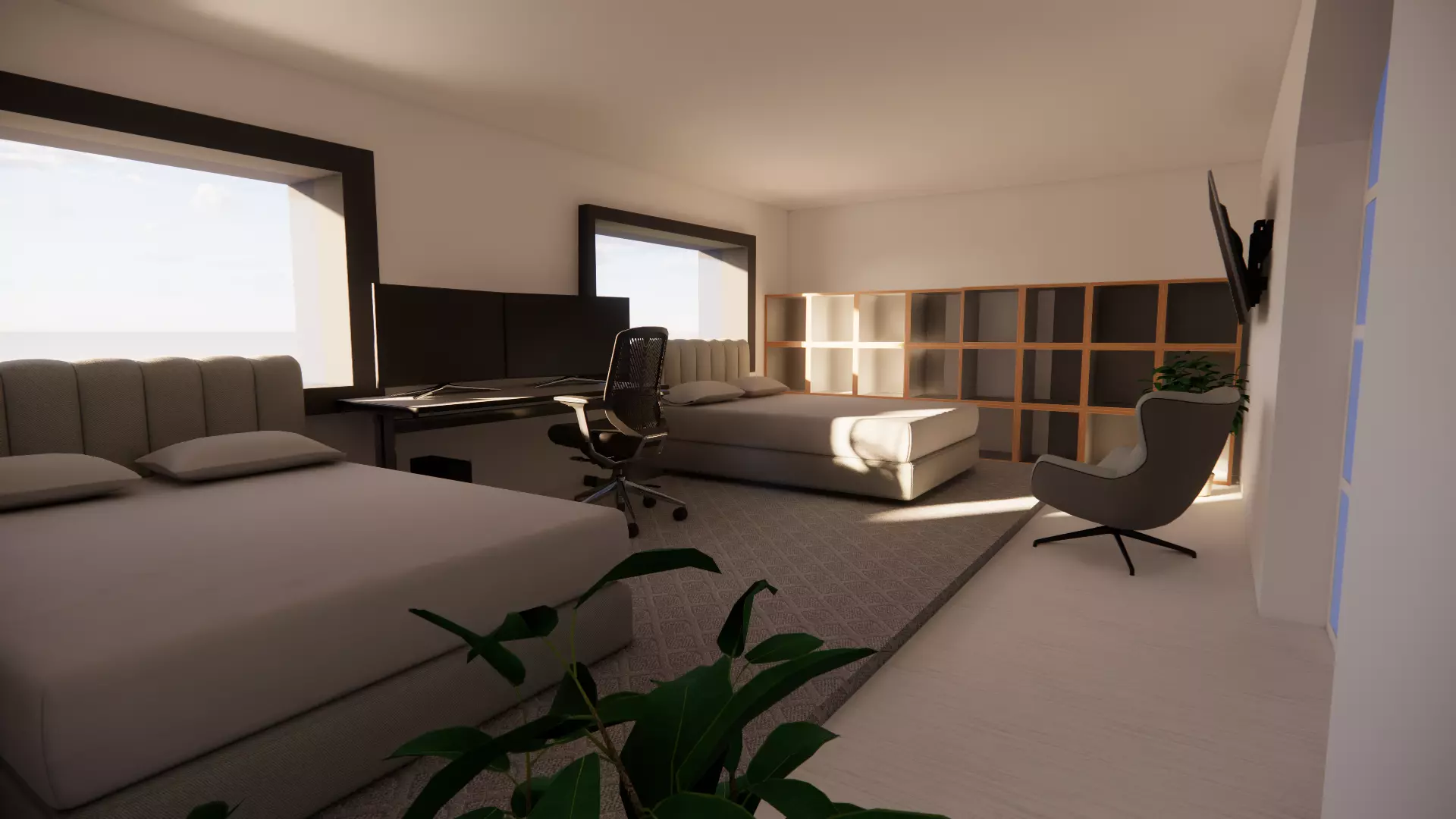 Modern House  3D model_6