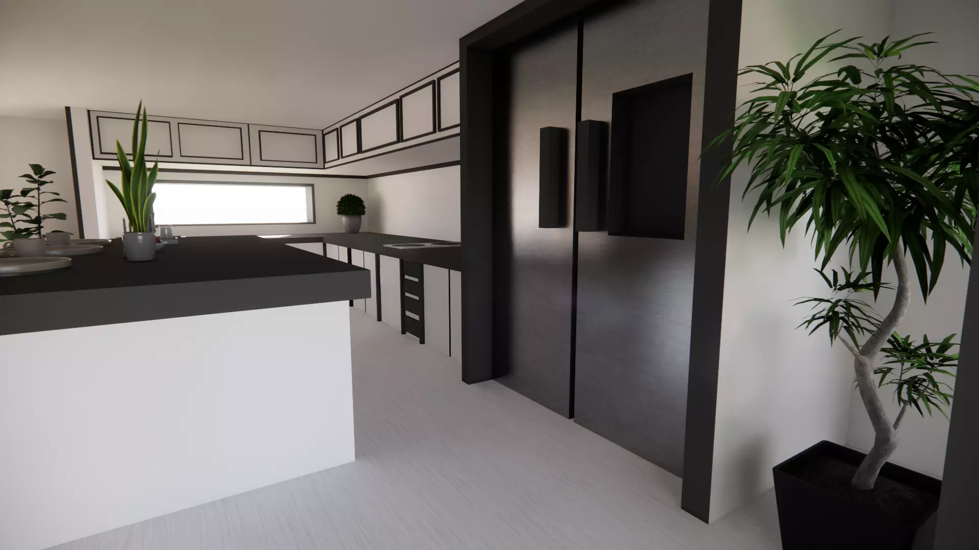 Modern House  3D model_1