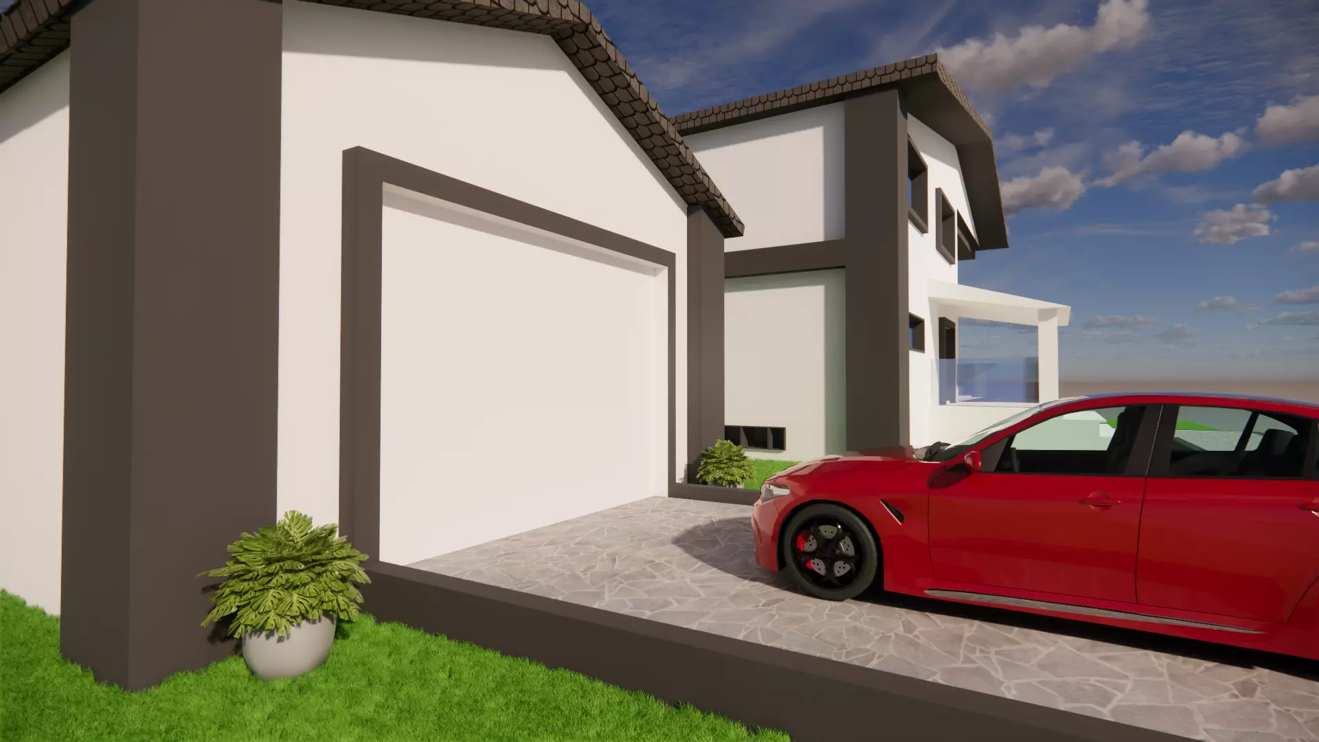 Modern House  3D model_10