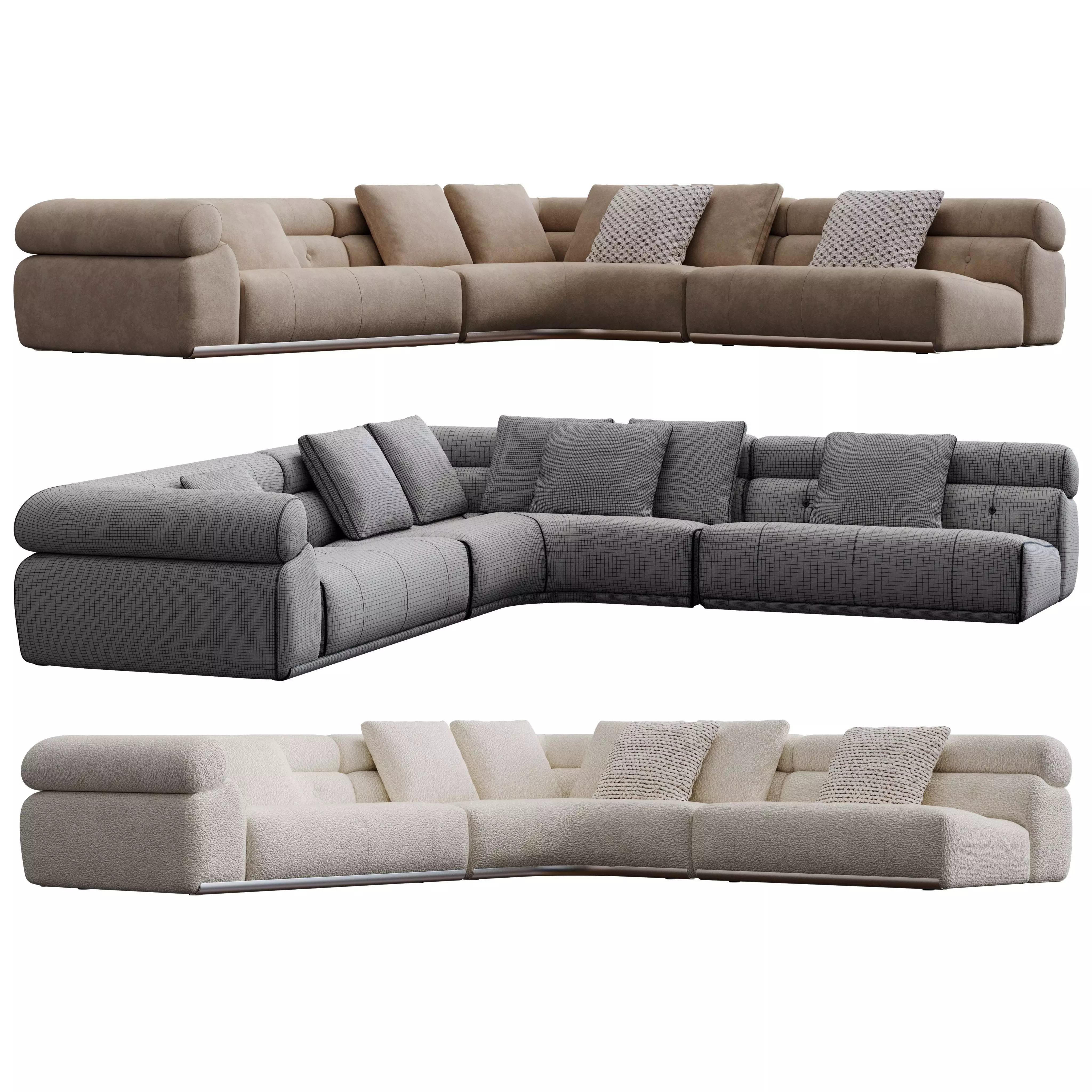 Coupe Sofa  3D model_2