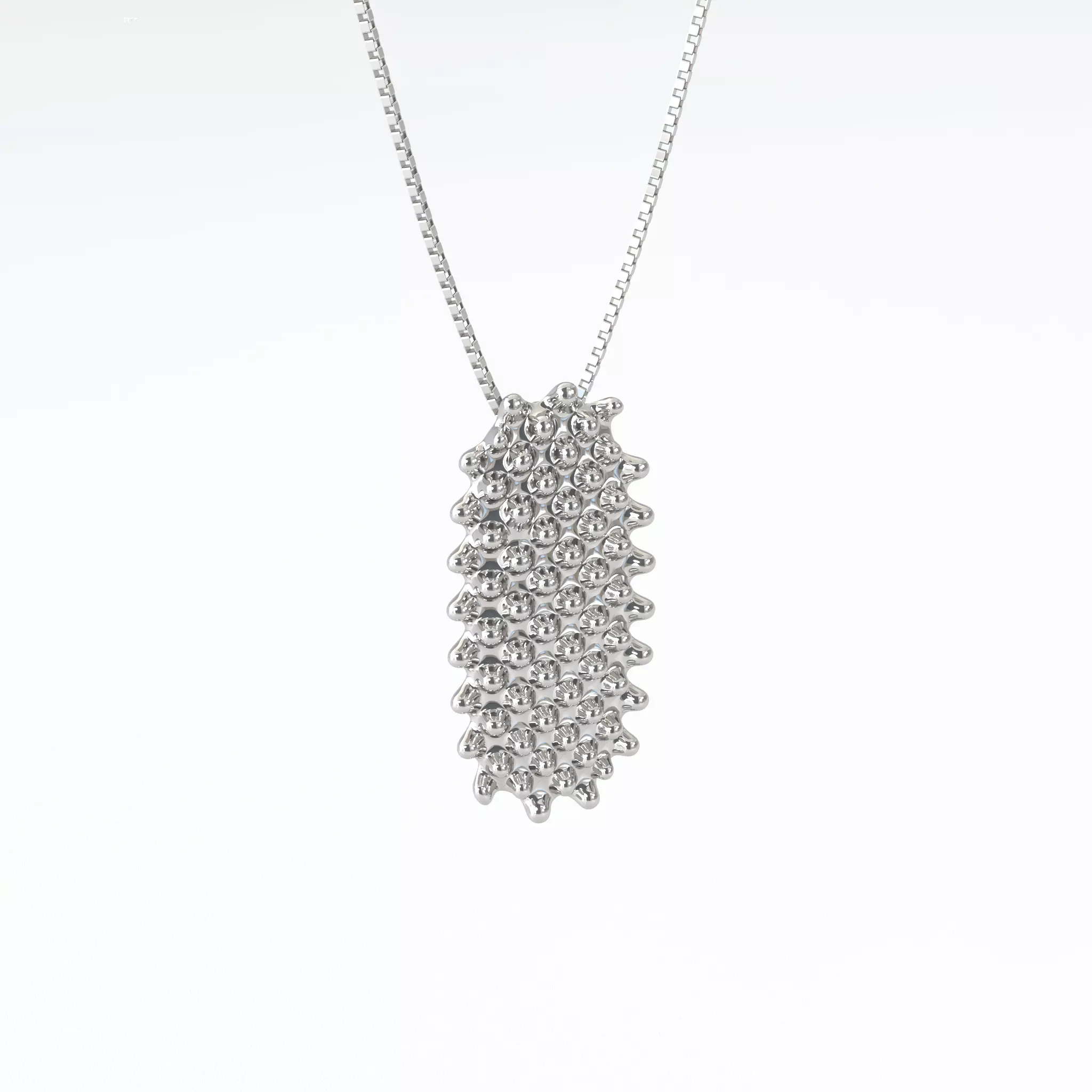 Blobs Pendant Necklace 3D Jewelry 3D print model_2