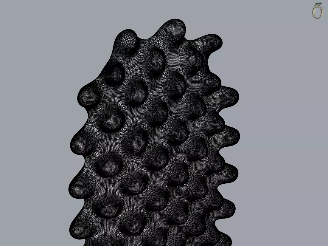 Blobs Pendant Necklace 3D Jewelry 3D print model_8