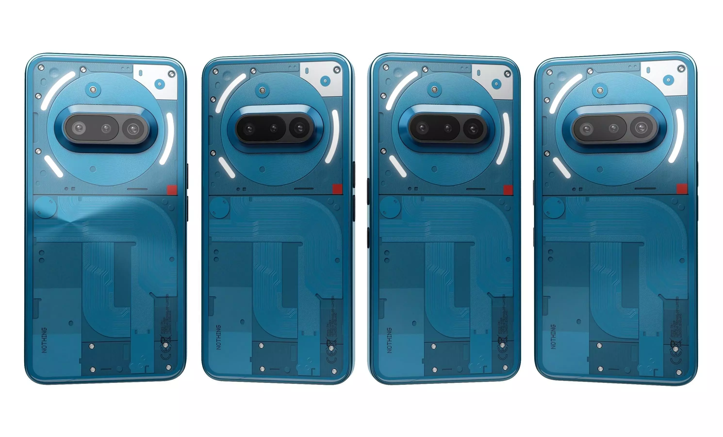 Nothing Phone 3a All Colors 3D model_15