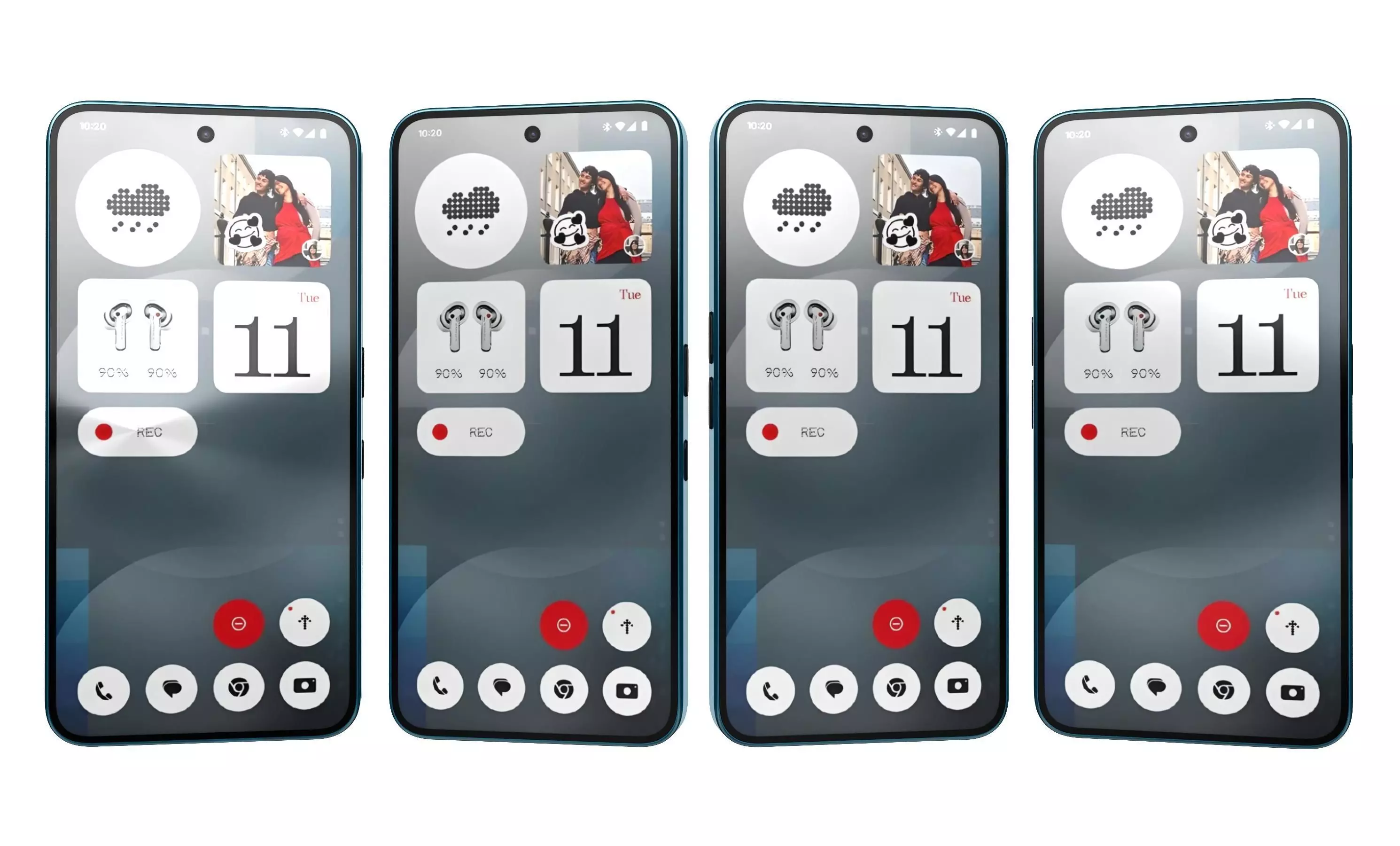 Nothing Phone 3a All Colors 3D model_13