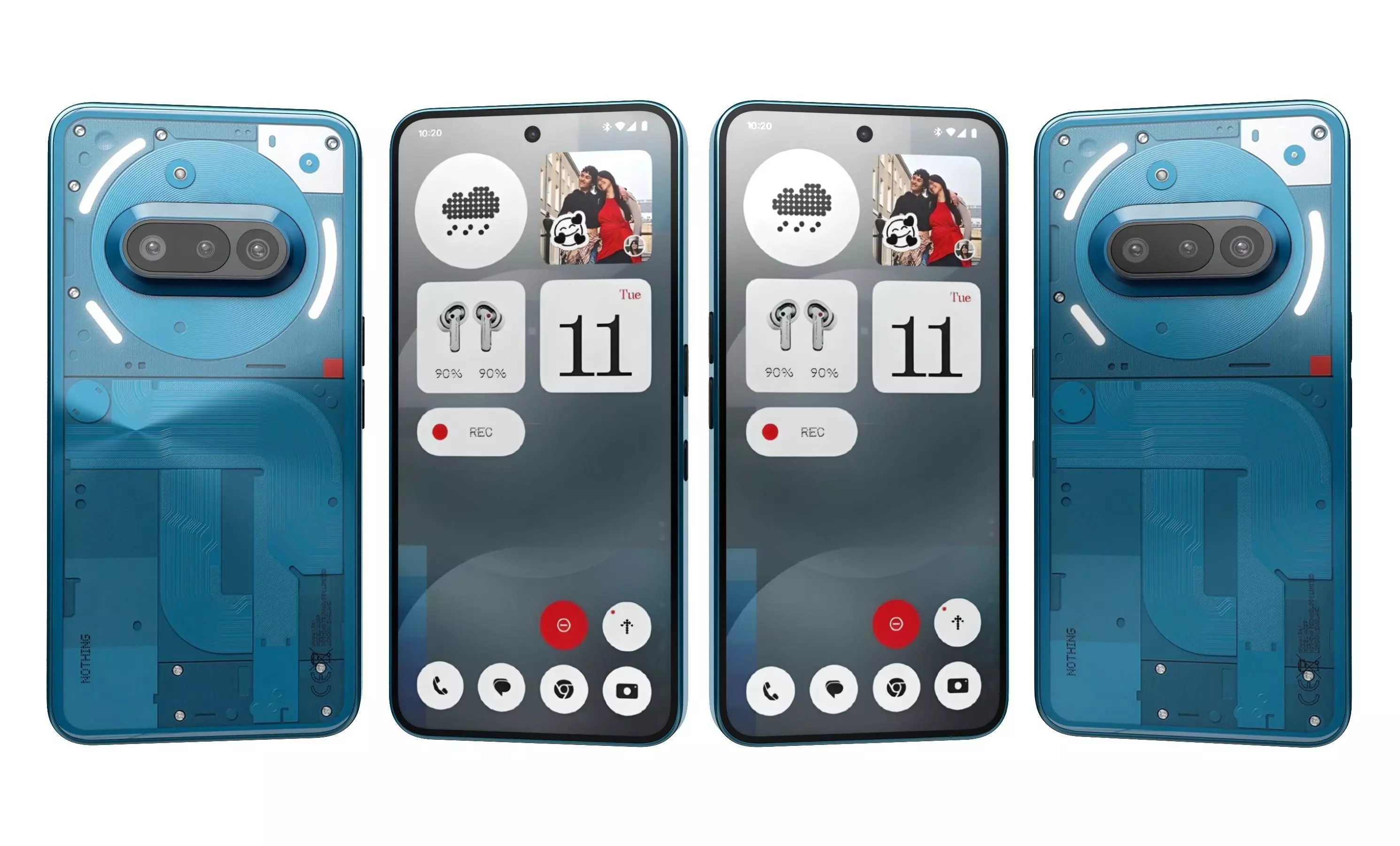 Nothing Phone 3a All Colors 3D model_12