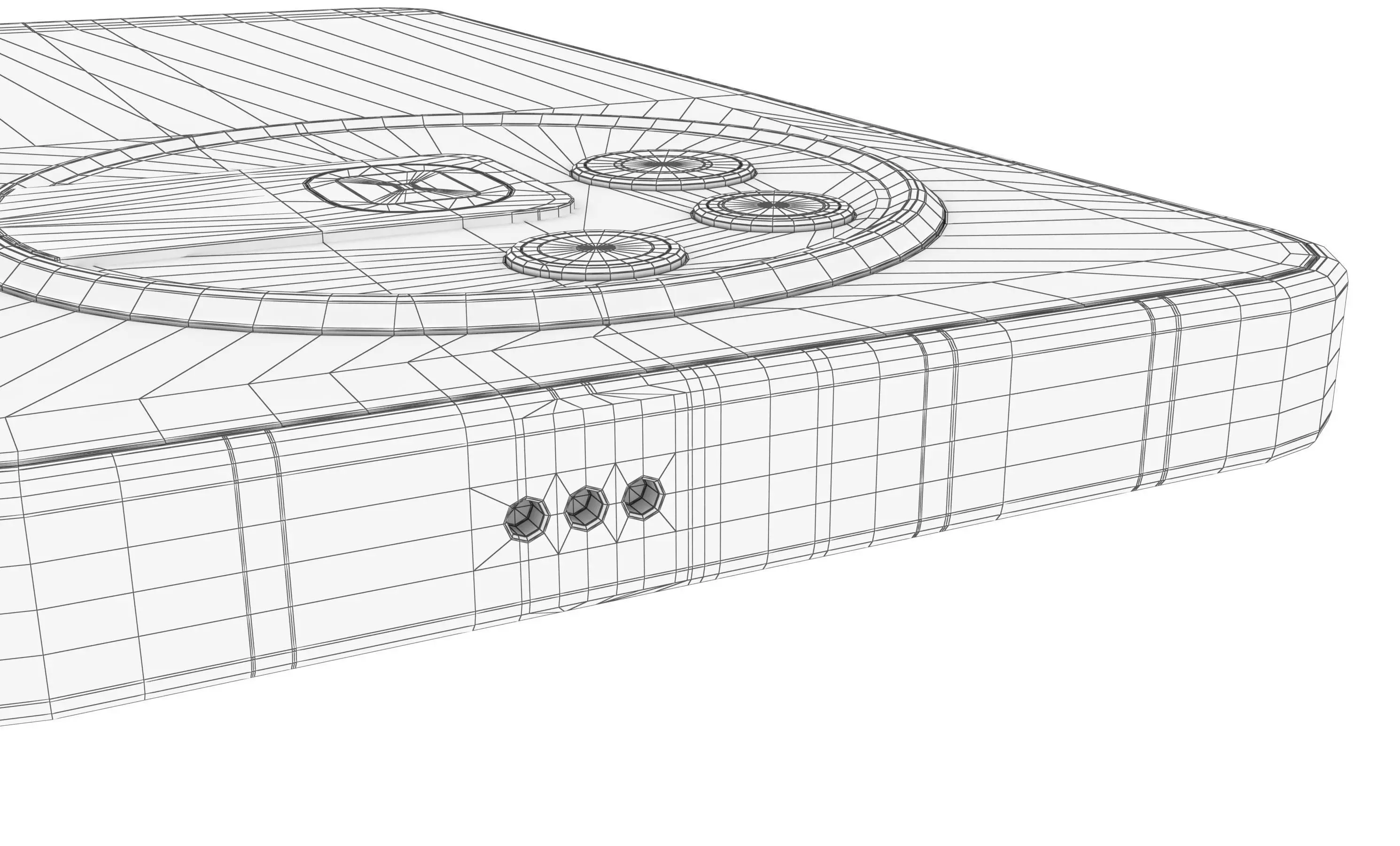 Nothing Phone 3a Pro Black 3D model_28