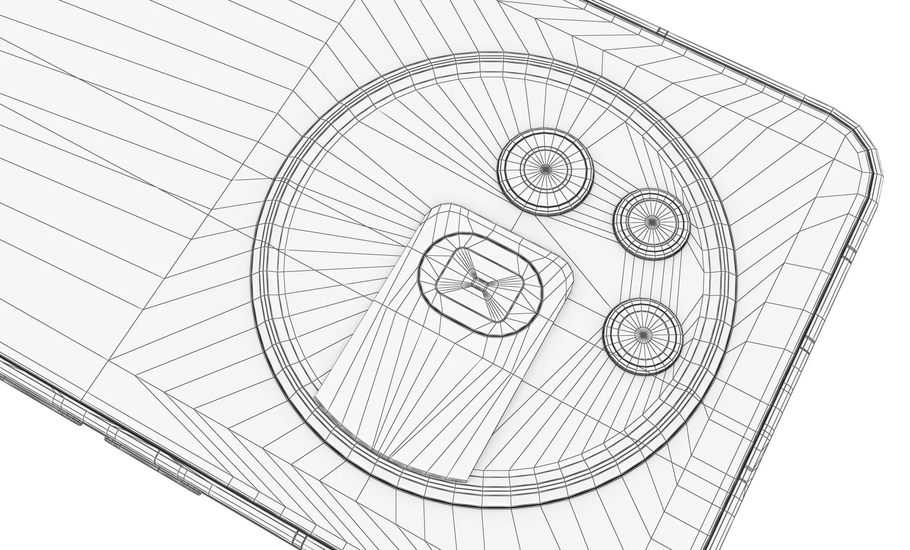 Nothing Phone 3a Pro Black 3D model_30