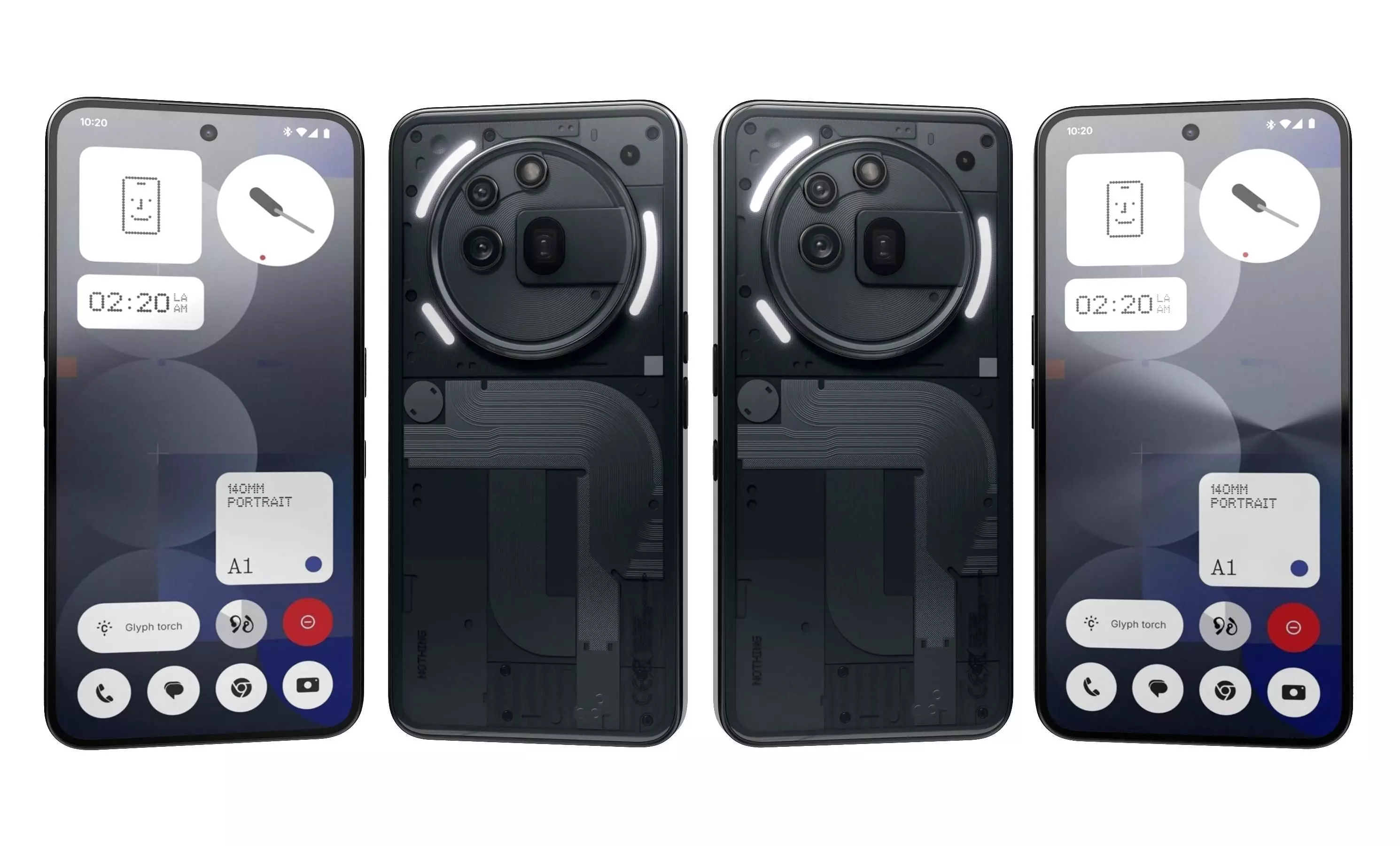 Nothing Phone 3a Pro Black 3D model_18