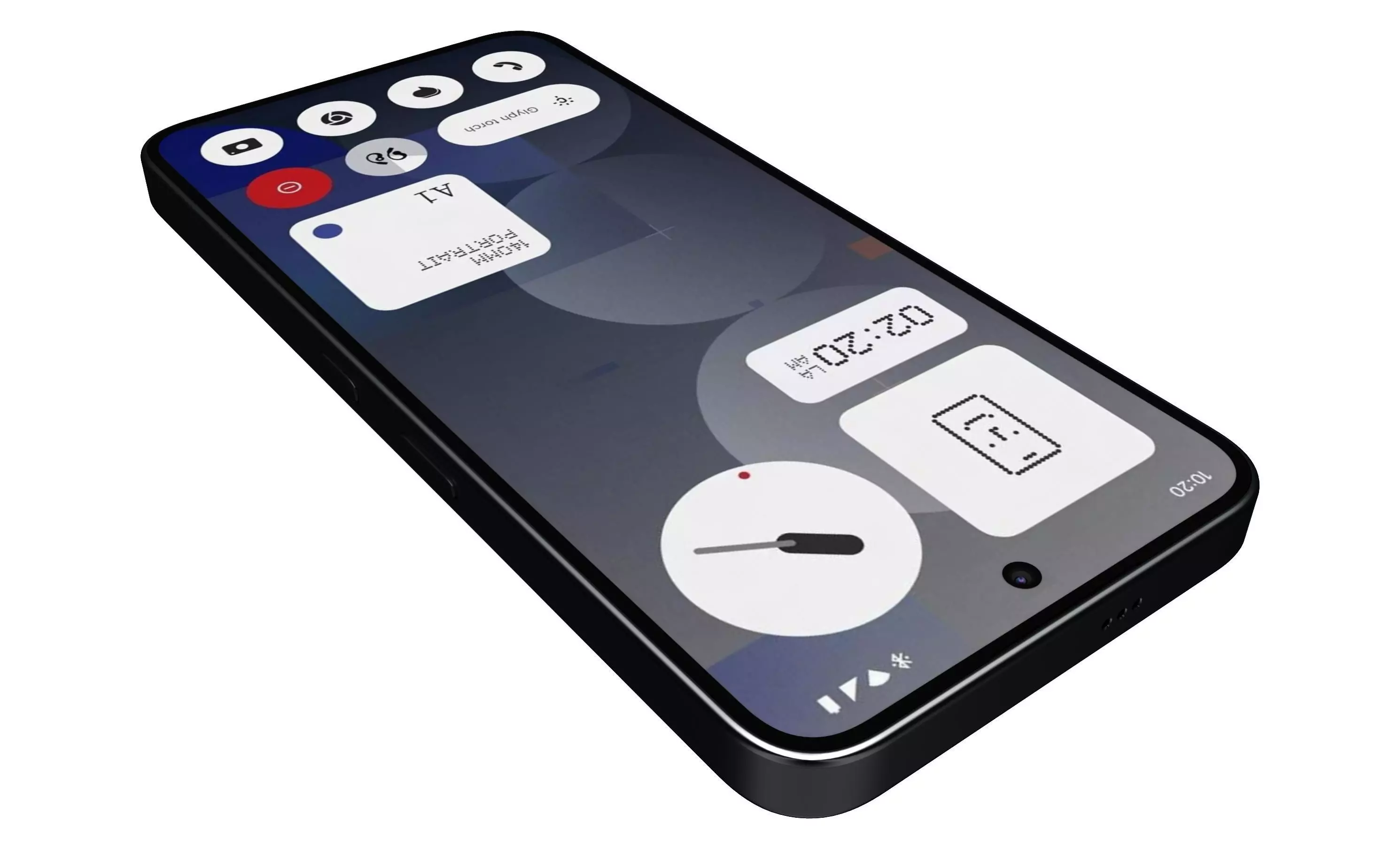 Nothing Phone 3a Pro Black 3D model_10