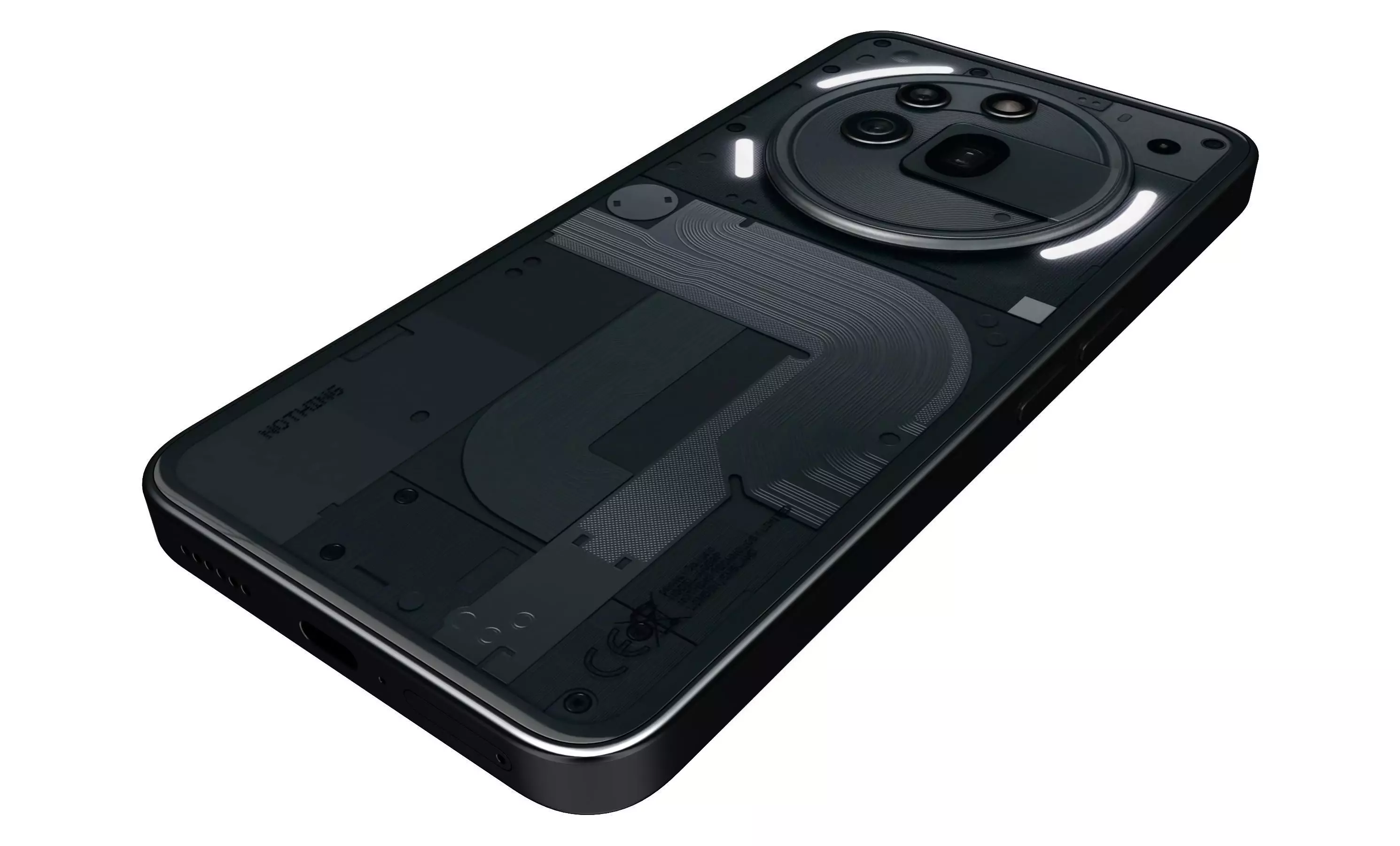 Nothing Phone 3a Pro Black 3D model_11